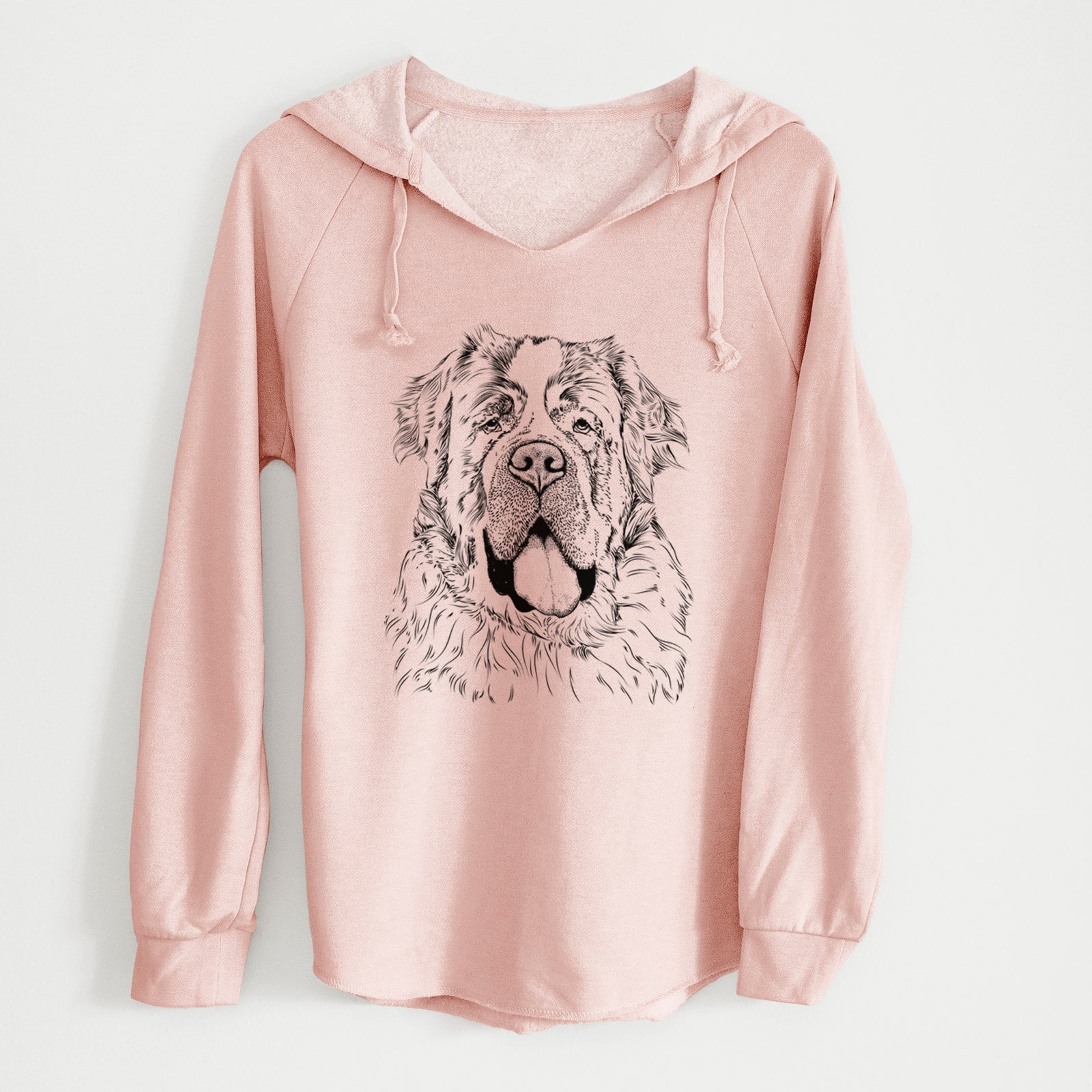Bare Hoss the Saint Bernard - Cali Wave Hooded Sweatshirt