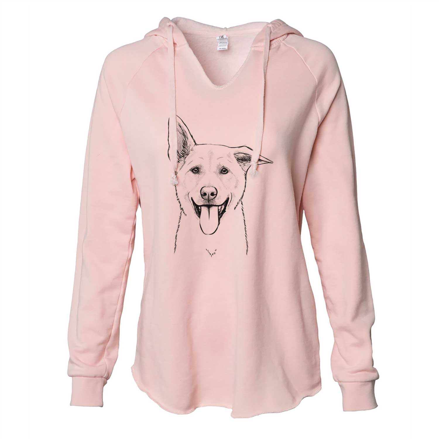 Hoya the Korean Jindo - Cali Wave Hooded Sweatshirt