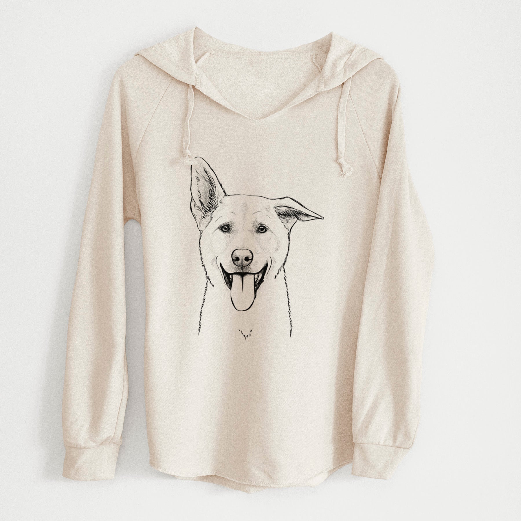 Bare Hoya the Korean Jindo - Cali Wave Hooded Sweatshirt