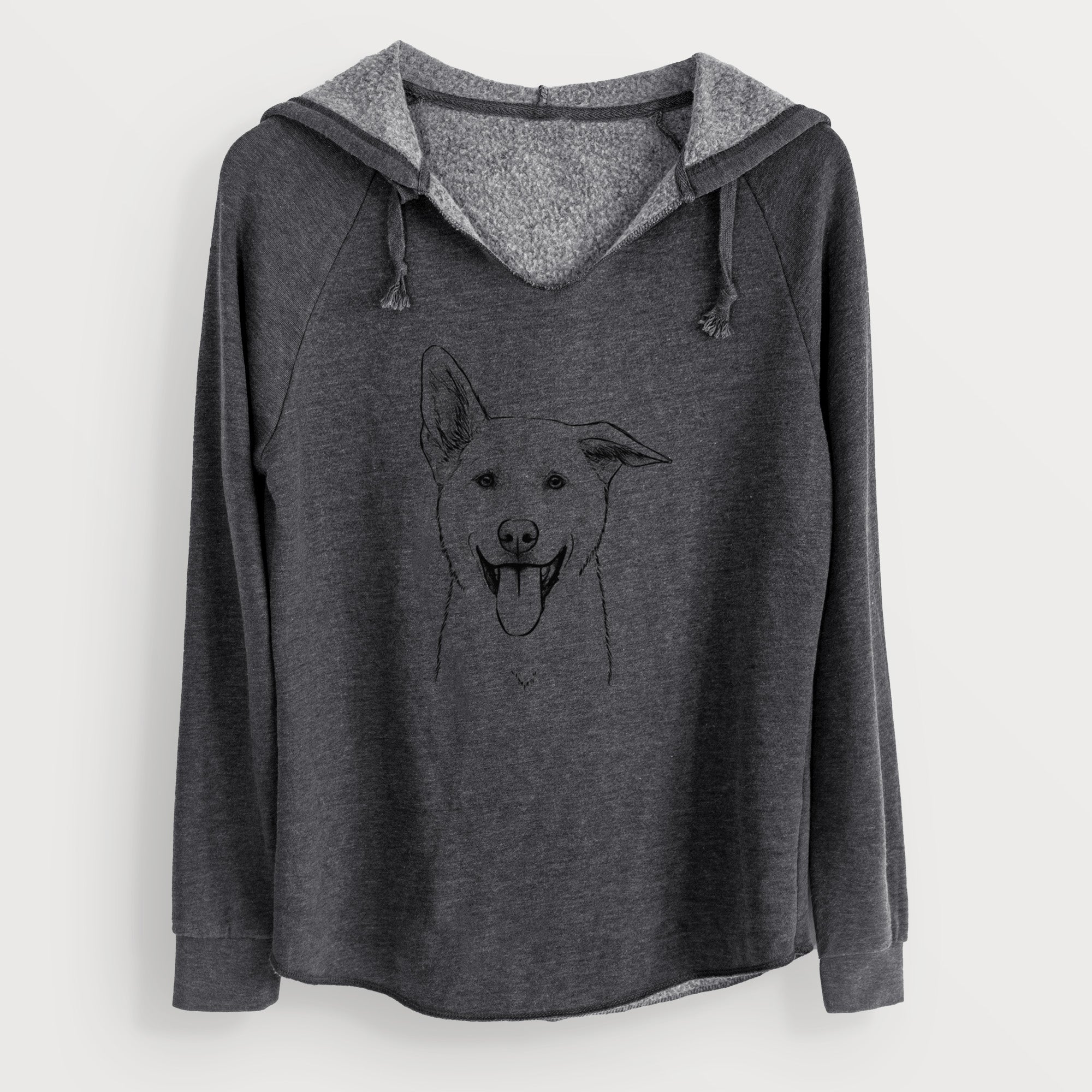 Bare Hoya the Korean Jindo - Cali Wave Hooded Sweatshirt