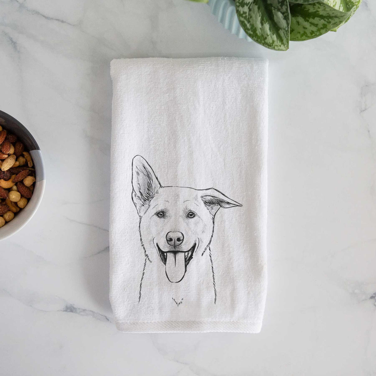 Hoya the Korean Jindo Decorative Hand Towel