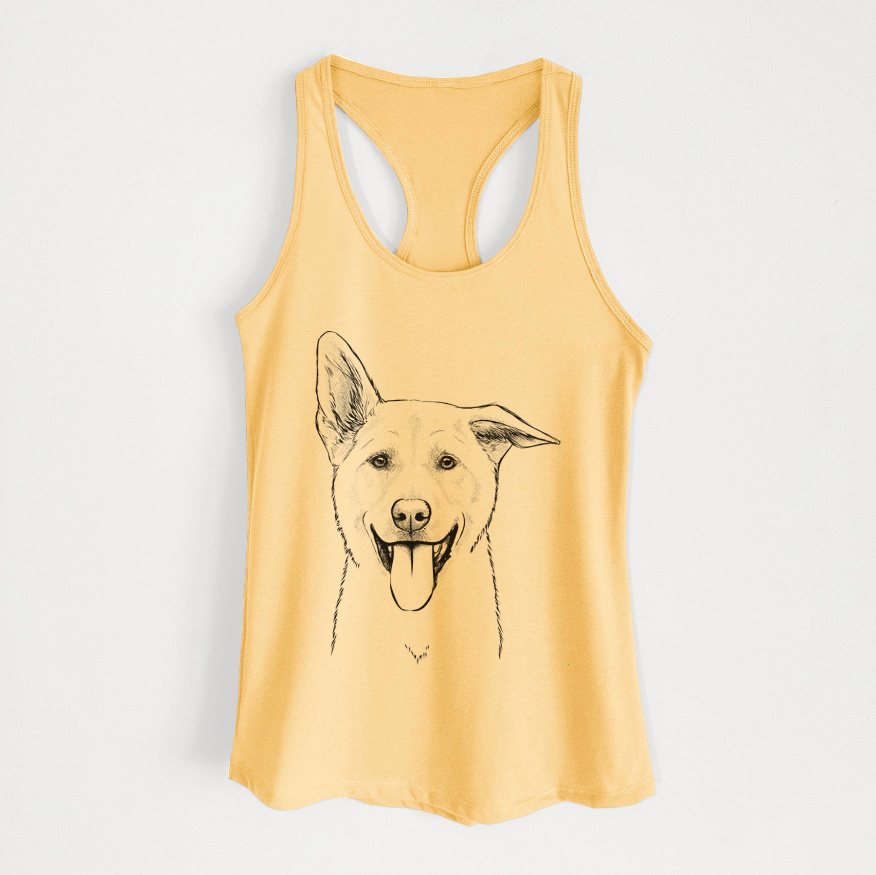 Hoya the Korean Jindo - Women's Racerback Tanktop