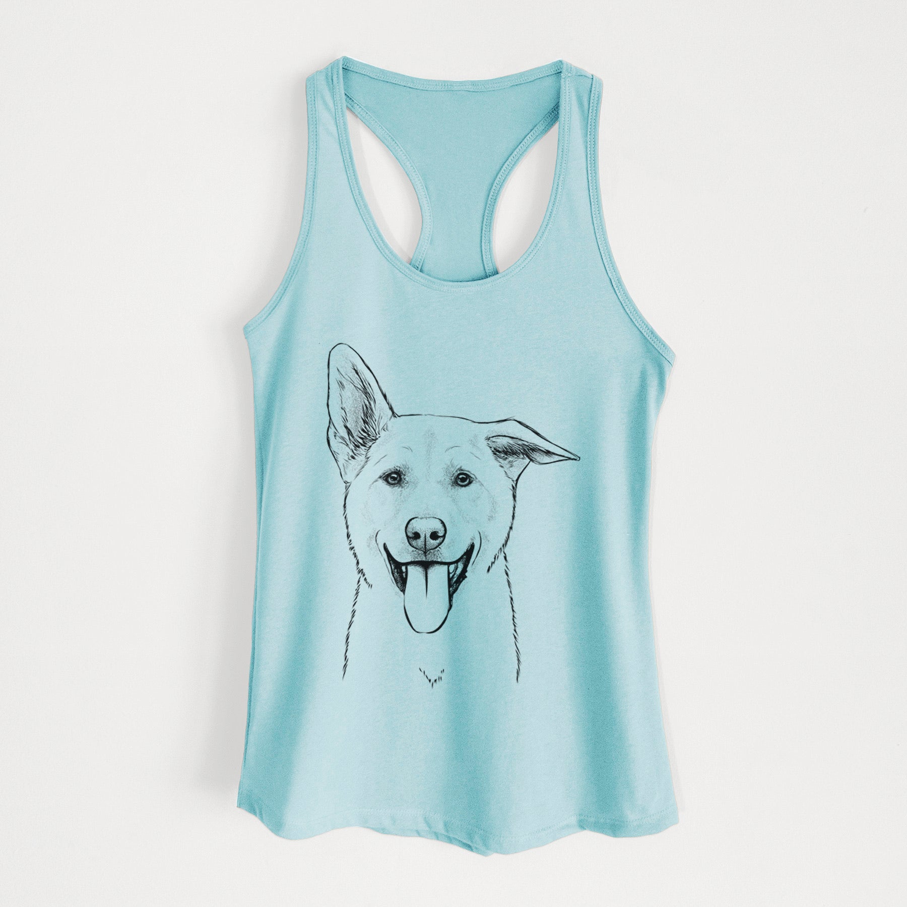 Hoya the Korean Jindo - Women's Racerback Tanktop