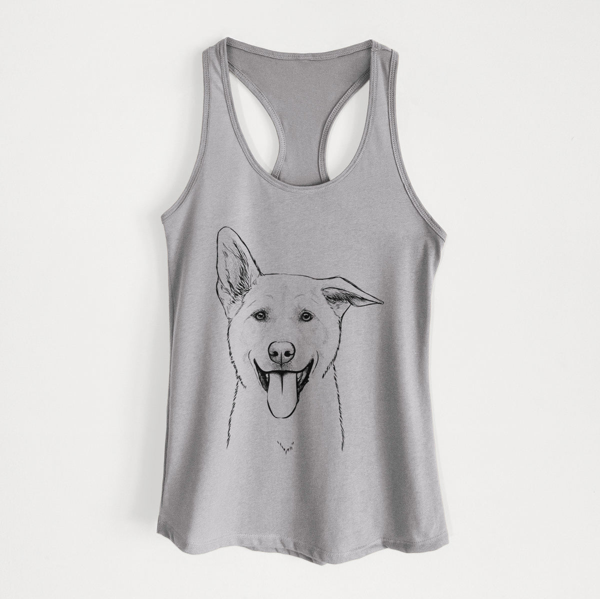 Hoya the Korean Jindo - Women&#39;s Racerback Tanktop