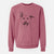 Bare Hoya the Korean Jindo - Unisex Pigment Dyed Crew Sweatshirt