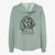 Huck the Bluetick Coonhound - Women's Cali Wave Zip-Up Sweatshirt