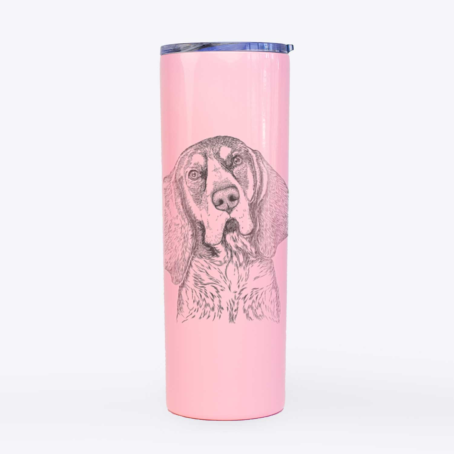 Huck the Bluetick Coonhound - 20oz Skinny Tumbler