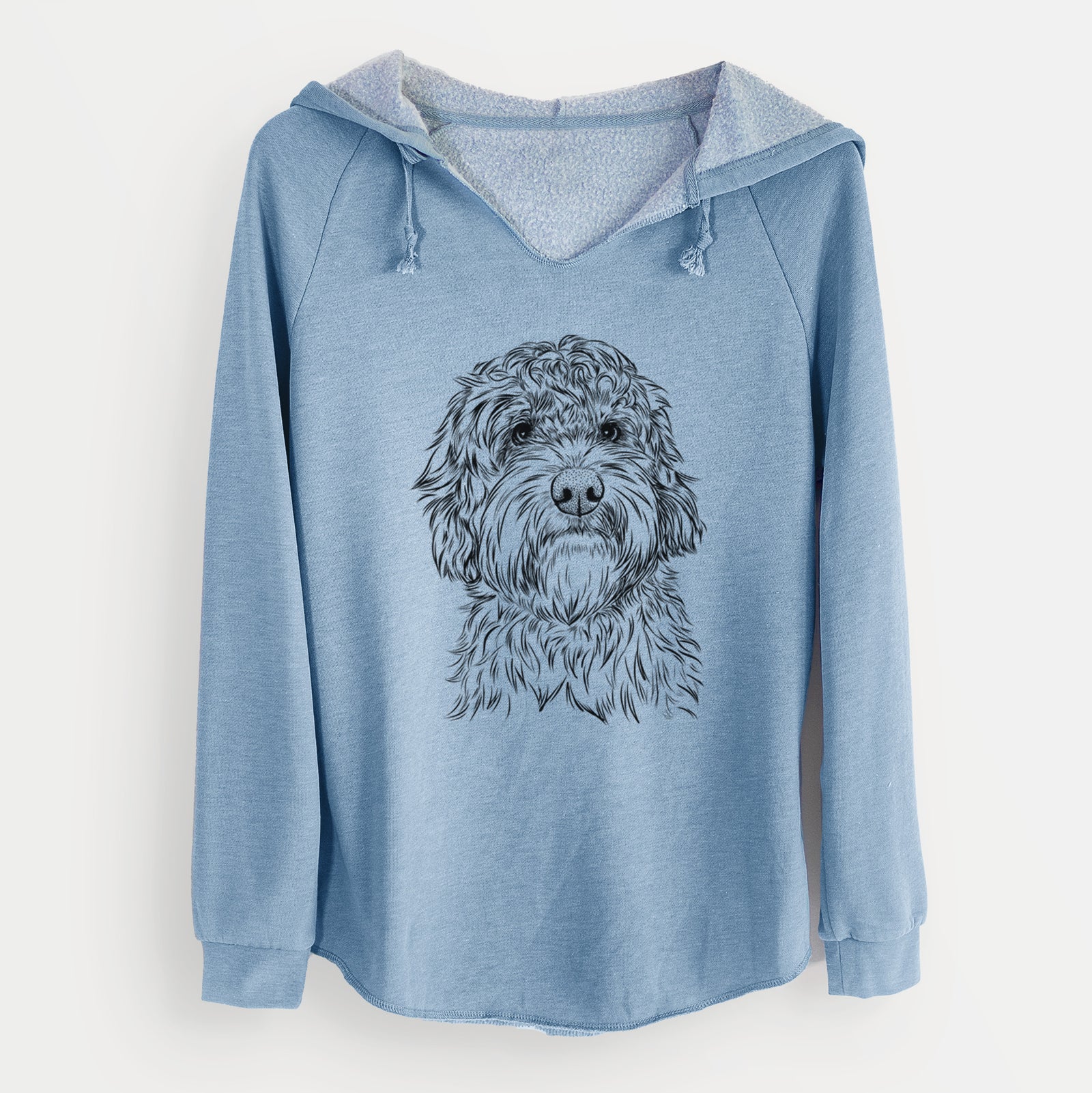 Bare Huckleberry the Australian Labradoodle - Cali Wave Hooded Sweatshirt