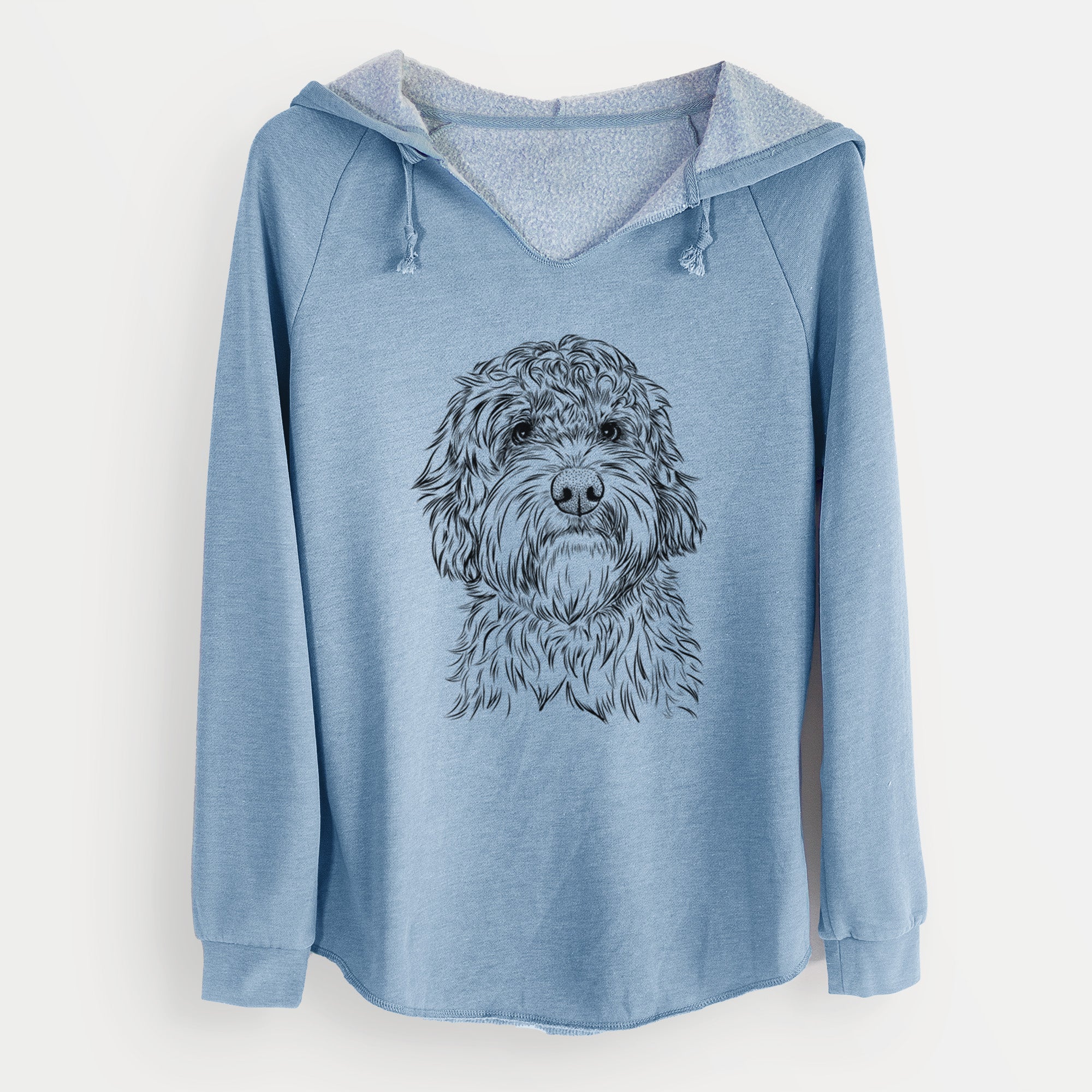 Bare Huckleberry the Australian Labradoodle - Cali Wave Hooded Sweatshirt