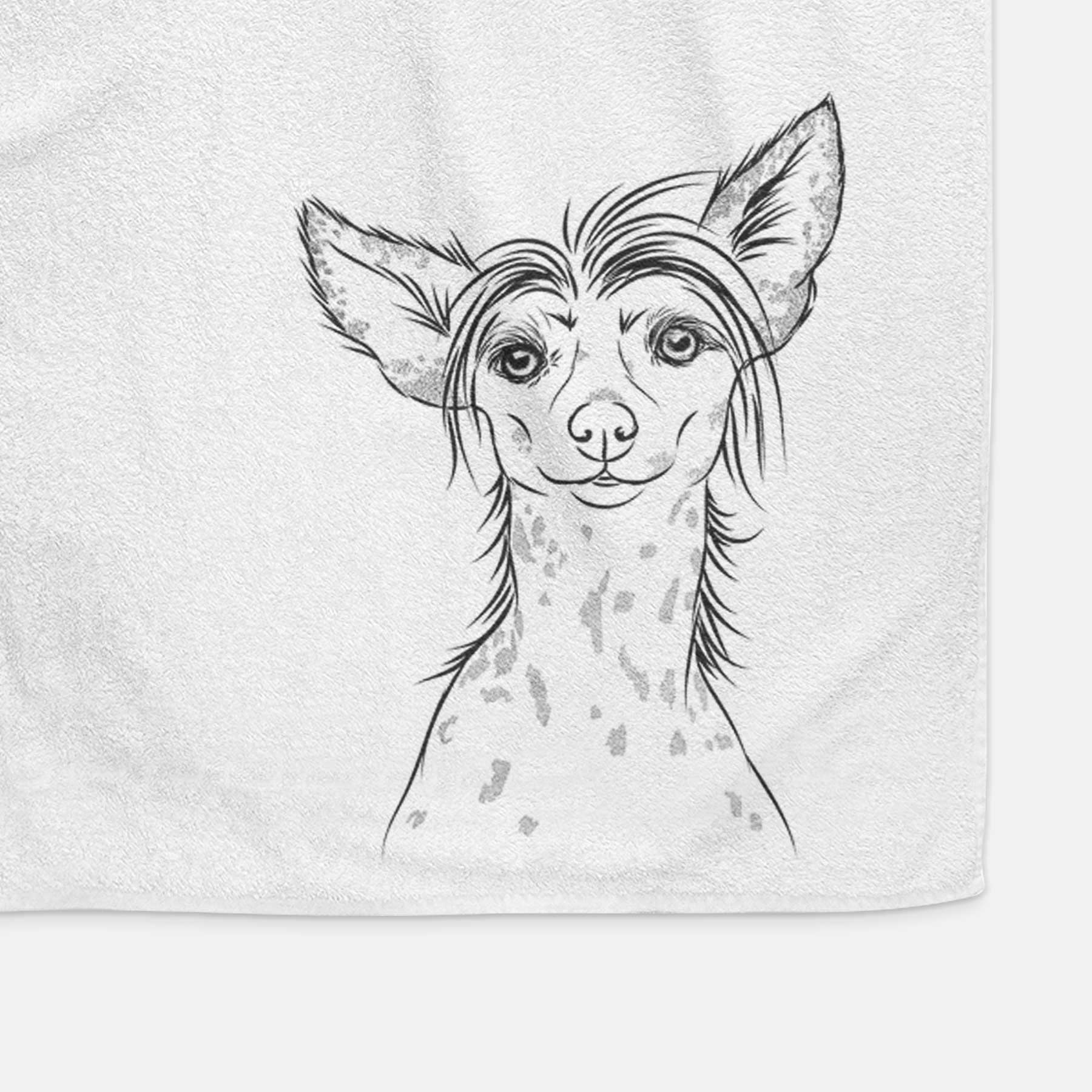 Hudson the Chinese Crested Decorative Hand Towel