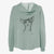 Hudson the Chinese Crested - Women's Cali Wave Zip-Up Sweatshirt