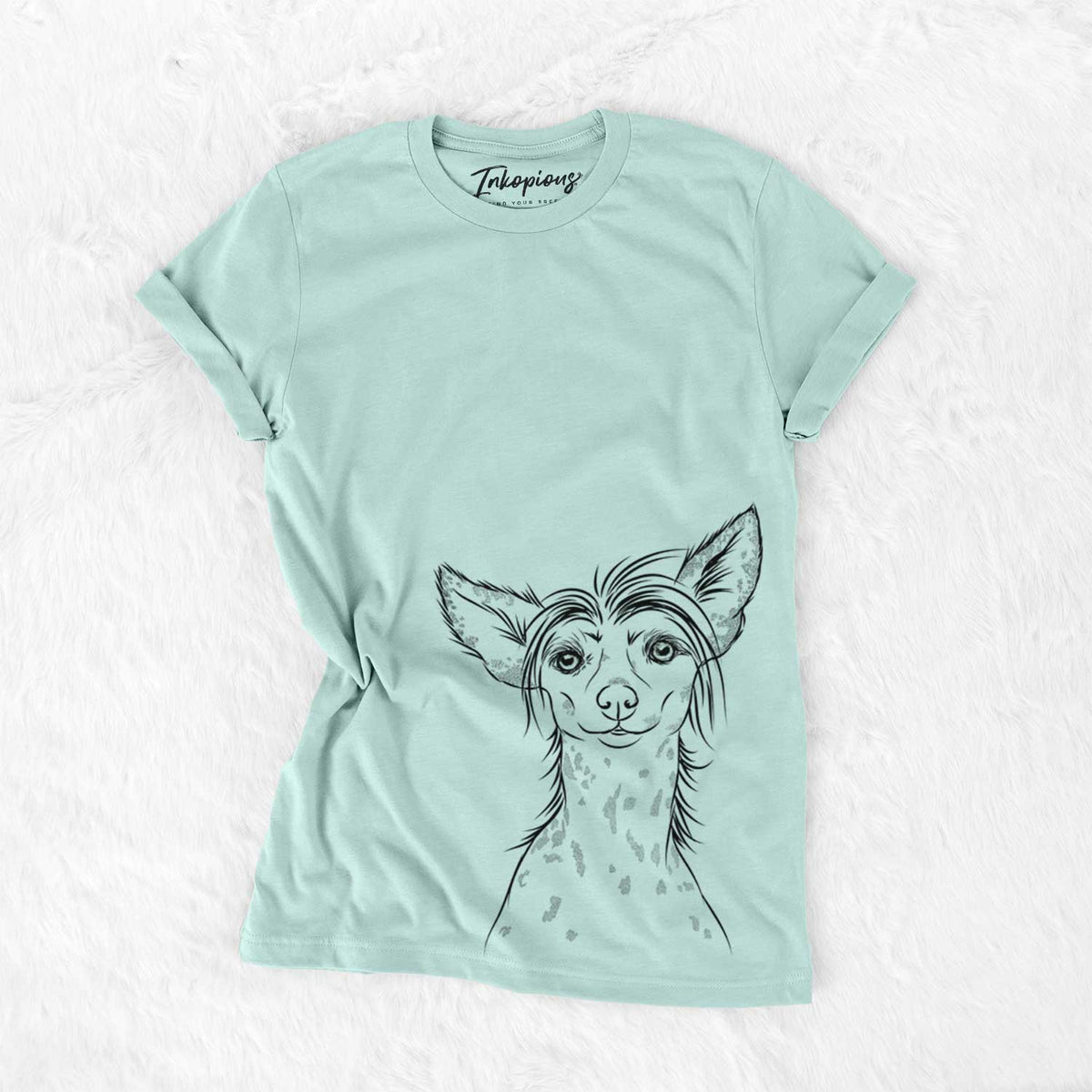 Bare Hudson the Chinese Crested - Unisex Crewneck