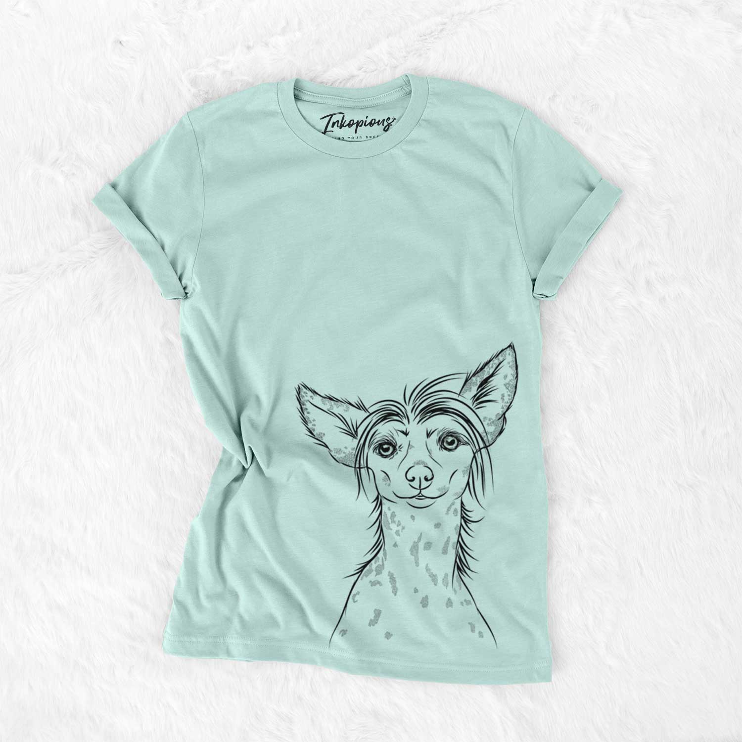 Bare Hudson the Chinese Crested - Unisex Crewneck