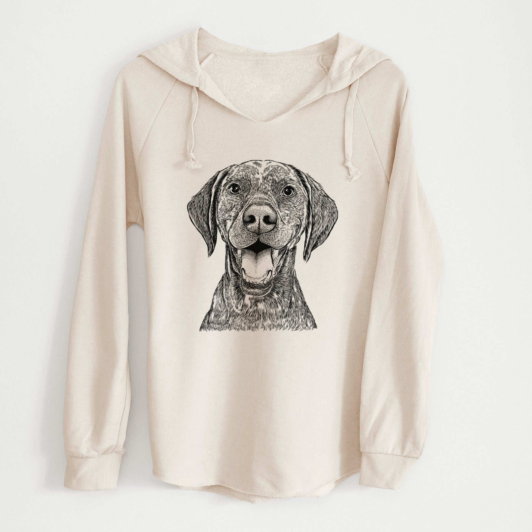 Bare Hudson the German Shorthaired Pointer - Cali Wave Hooded Sweatshirt