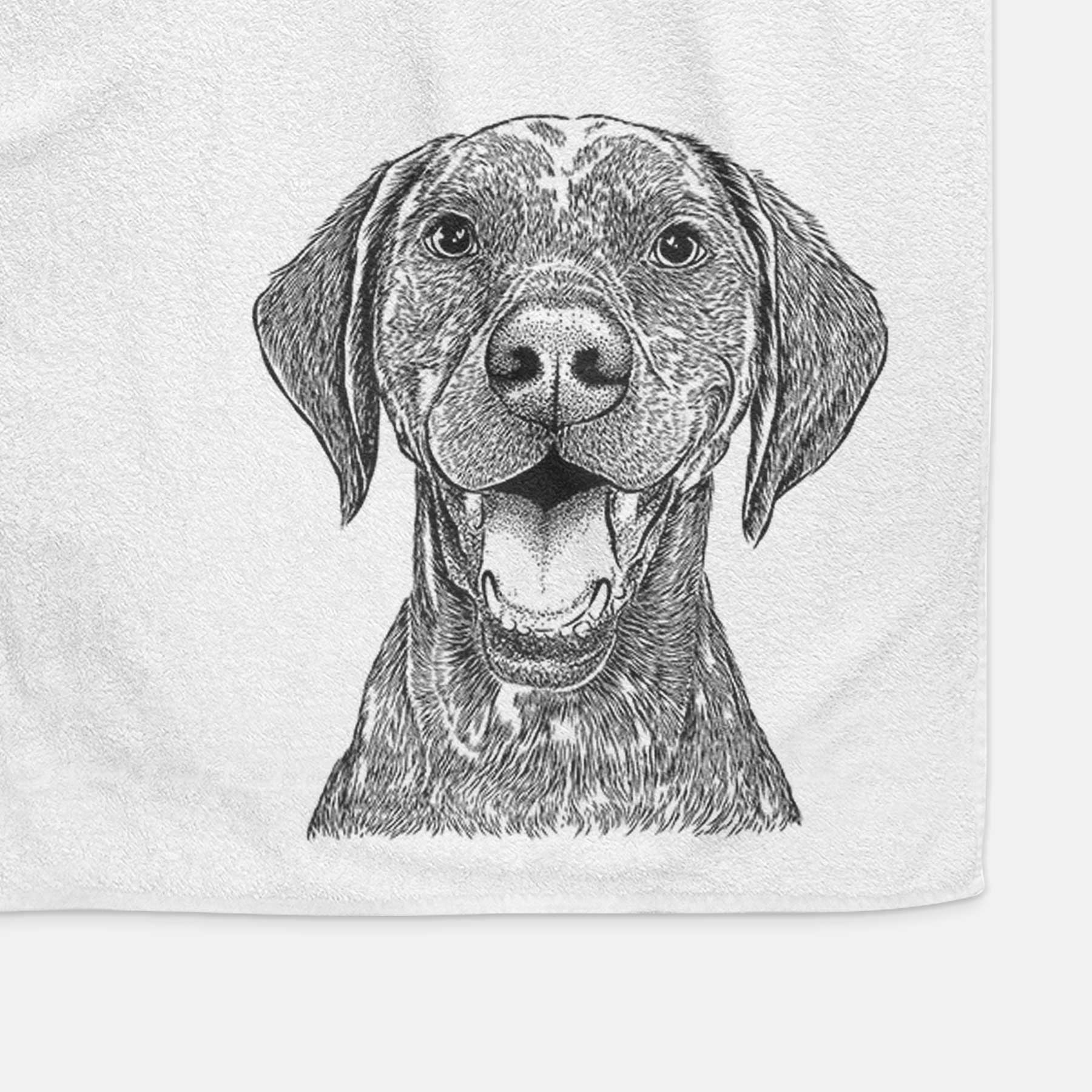 Hudson the German Shorthaired Pointer Decorative Hand Towel