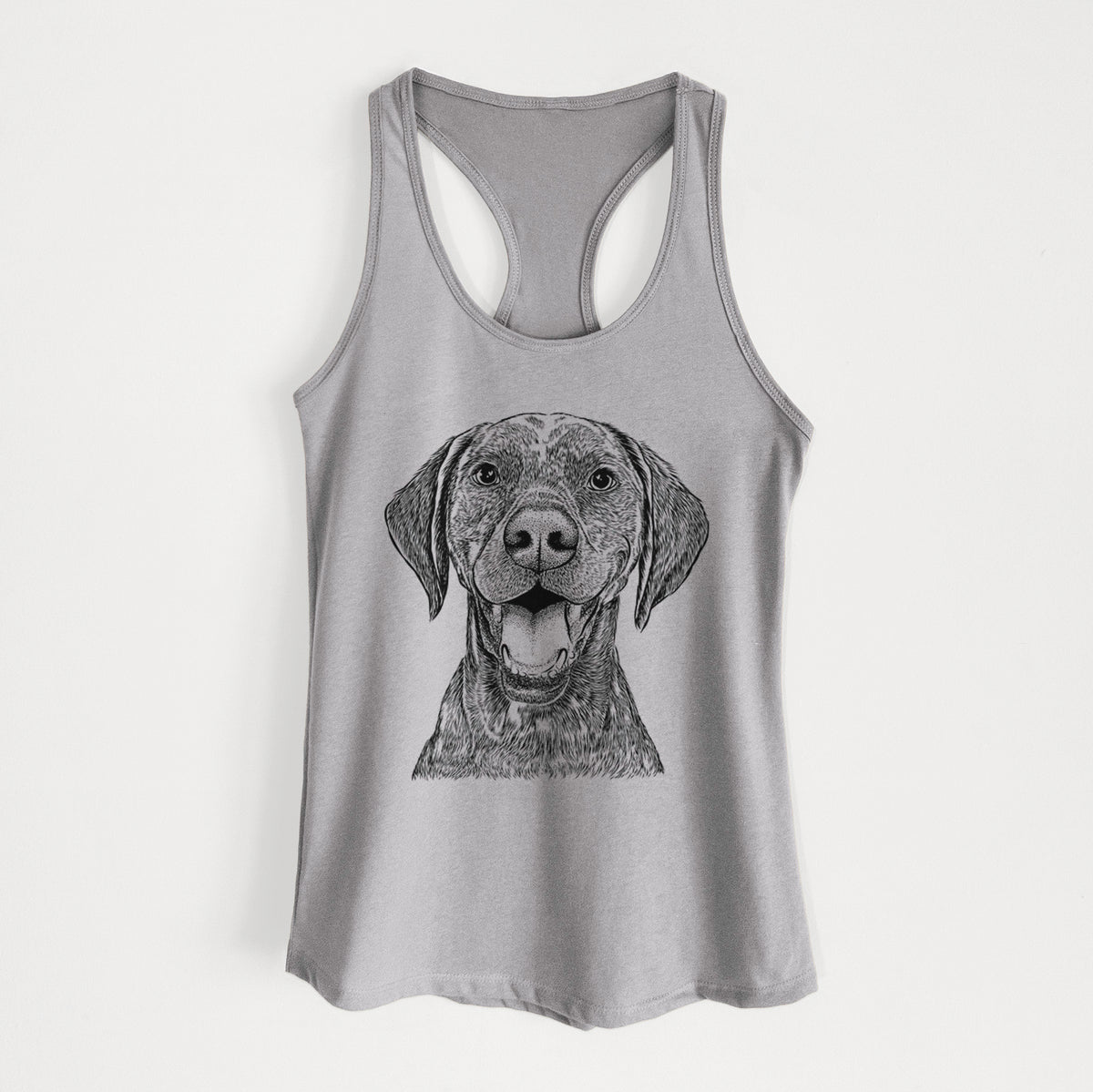 Hudson the German Shorthaired Pointer - Women&#39;s Racerback Tanktop