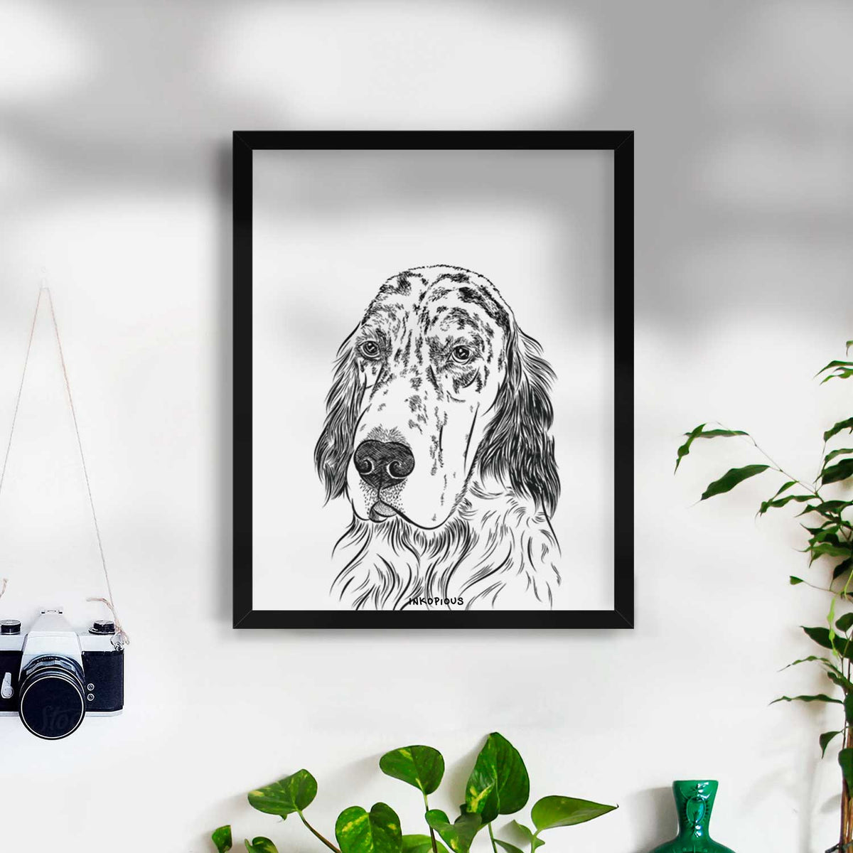 Hutch the English Setter Art Print