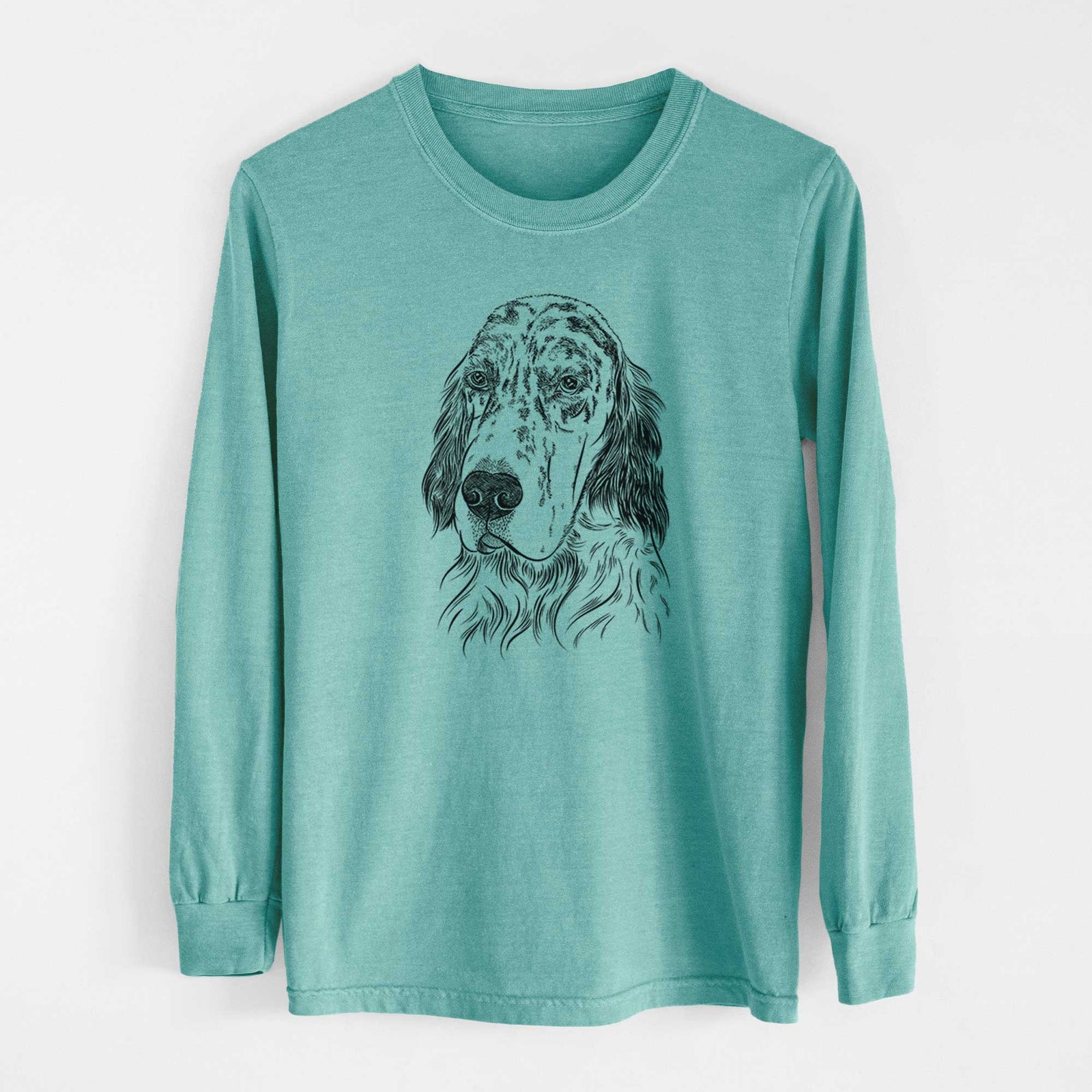 Bare Hutch the English Setter - Heavyweight 100% Cotton Long Sleeve