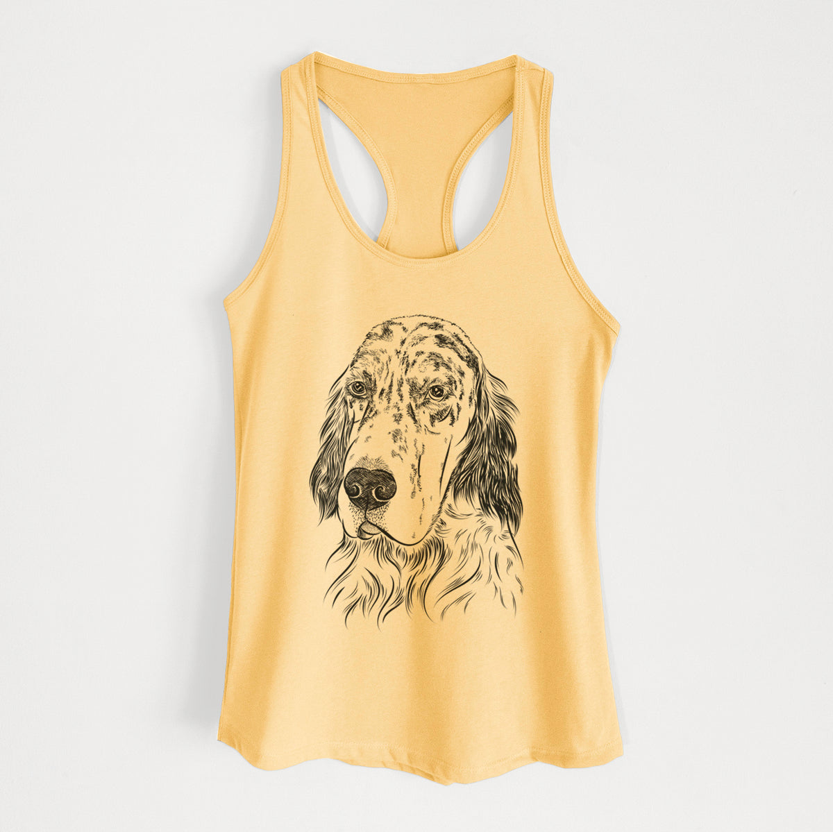Hutch the English Setter - Women's Racerback Tanktop
