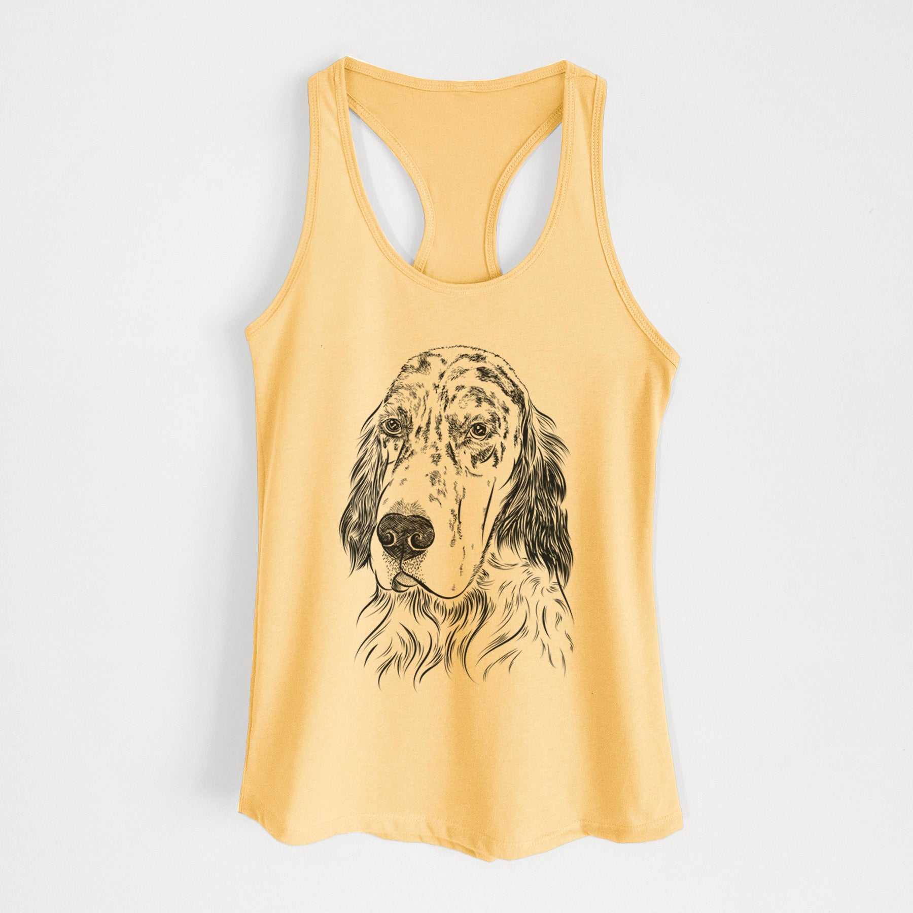 Hutch the English Setter - Women's Racerback Tanktop