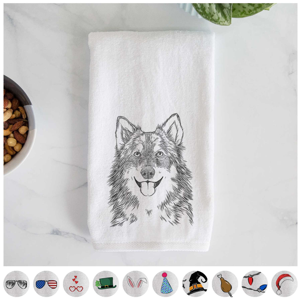 Iben the Utonagan Decorative Hand Towel