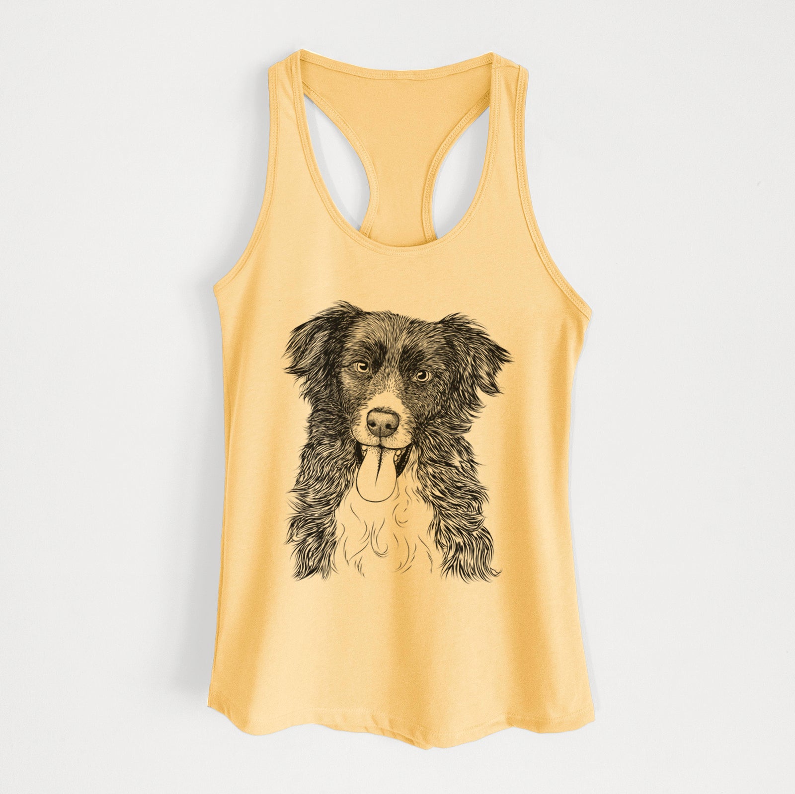 Indi the Border Collie - Women's Racerback Tanktop