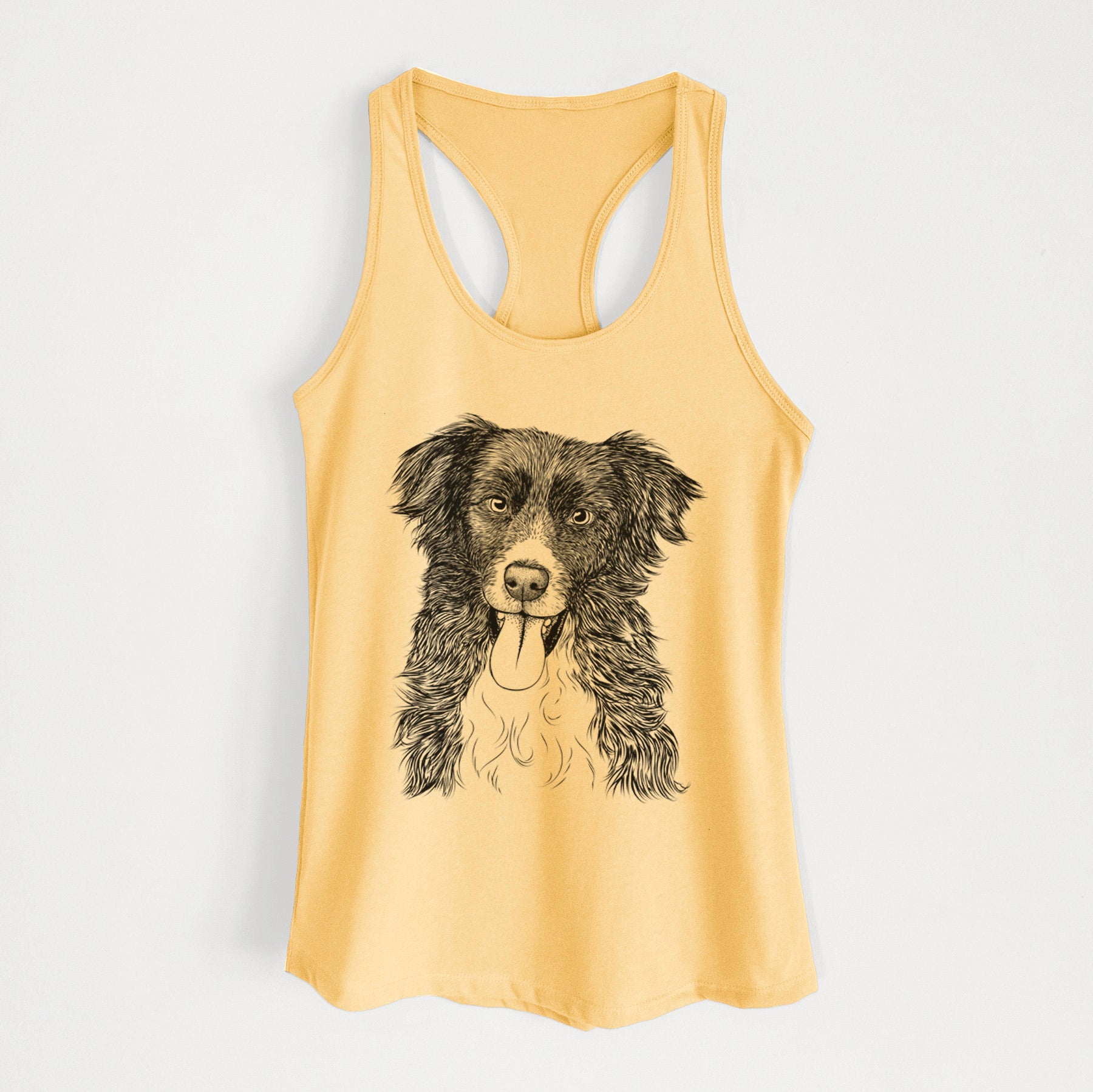 Indi the Border Collie - Women's Racerback Tanktop