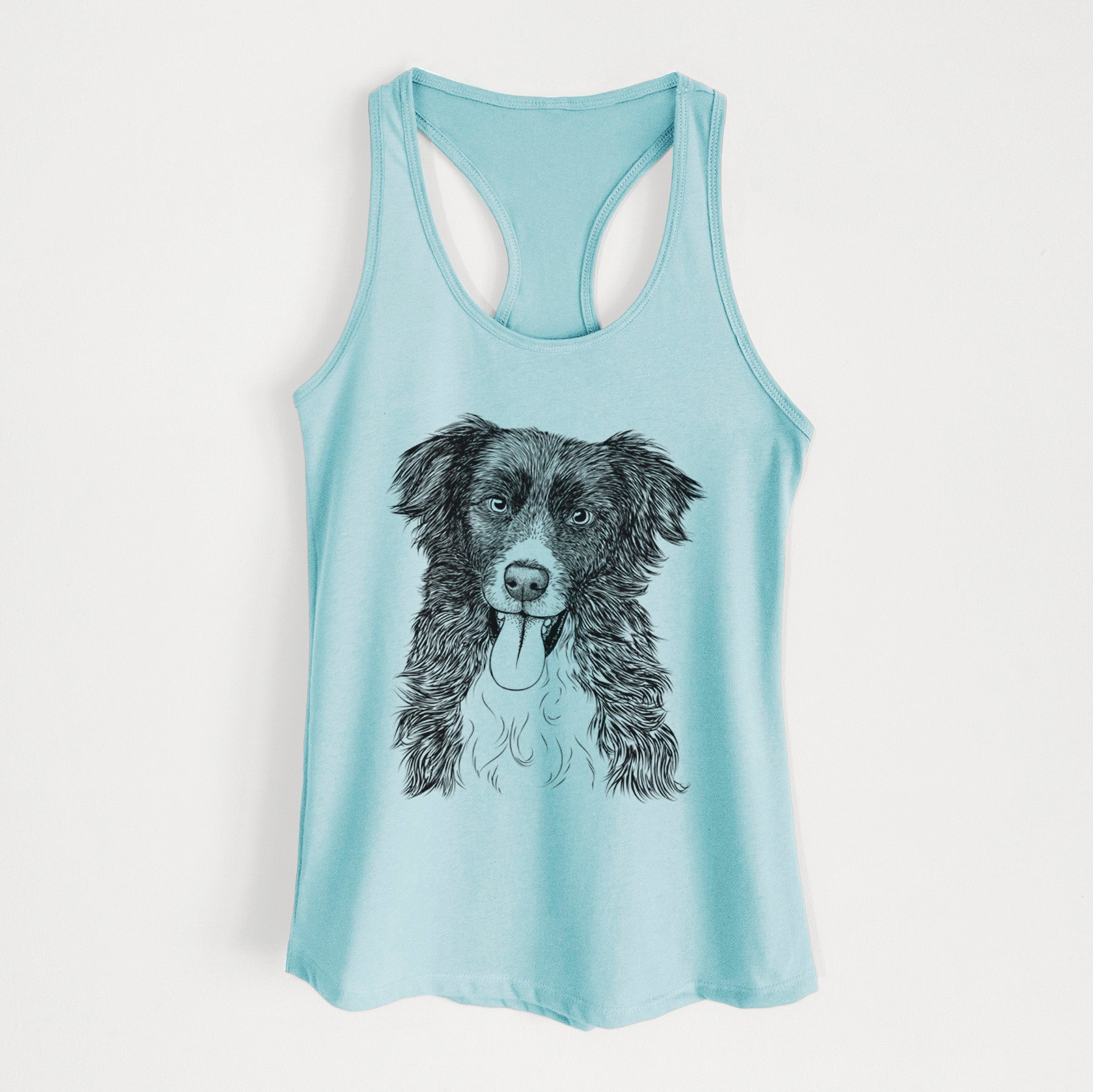 Indi the Border Collie - Women's Racerback Tanktop