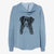 Indi the Border Collie - Women's Cali Wave Zip-Up Sweatshirt