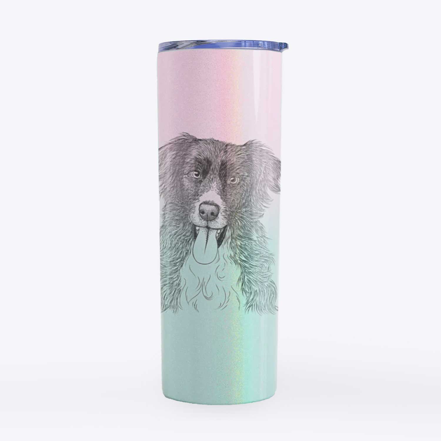 Indi the Border Collie - 20oz Skinny Tumbler