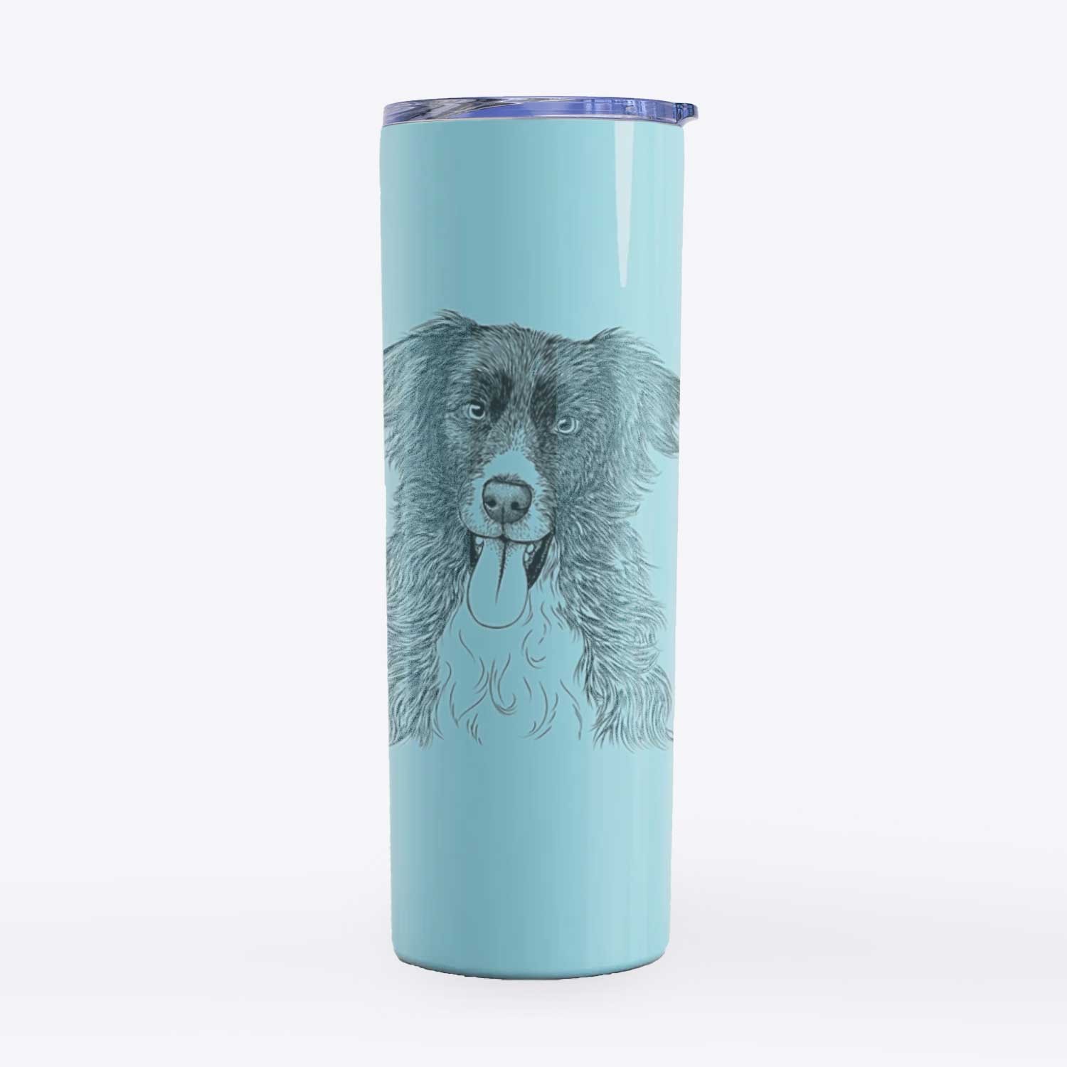 Indi the Border Collie - 20oz Skinny Tumbler