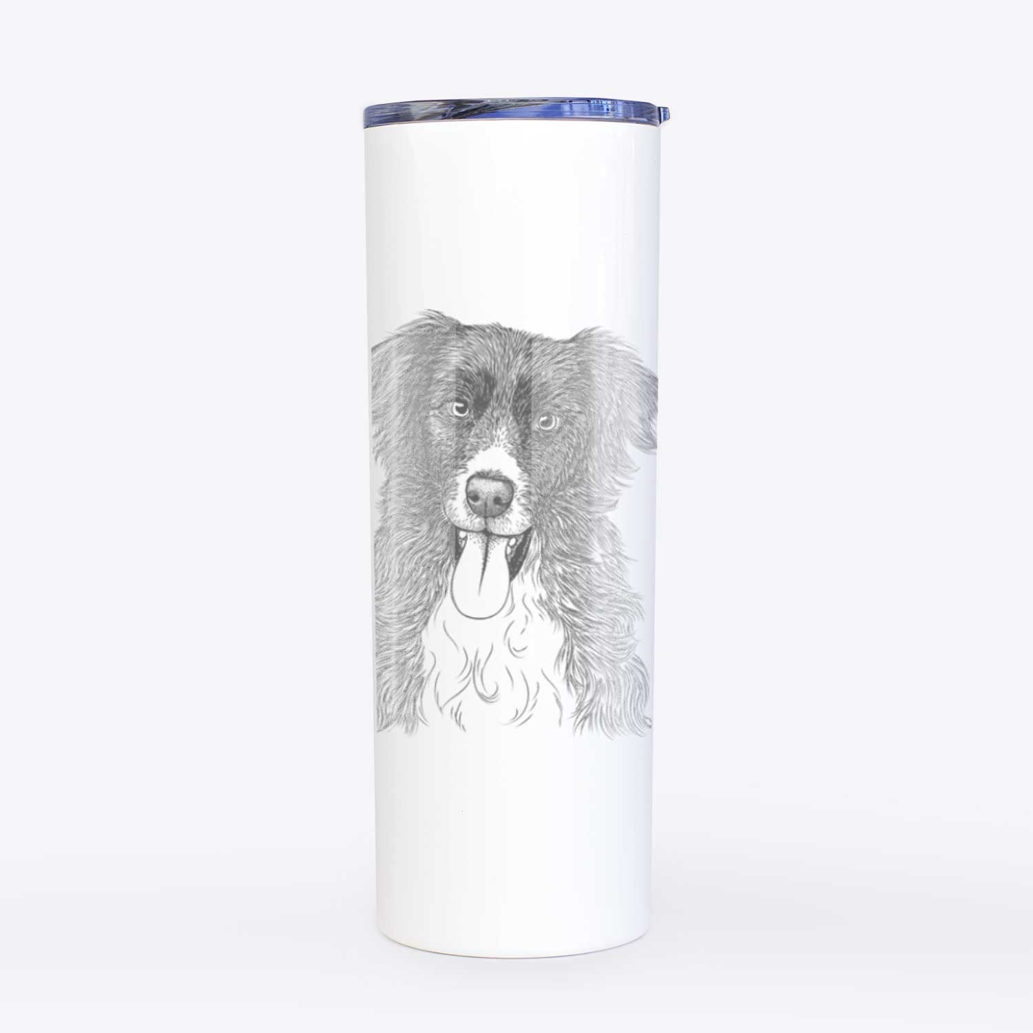 Indi the Border Collie - 20oz Skinny Tumbler