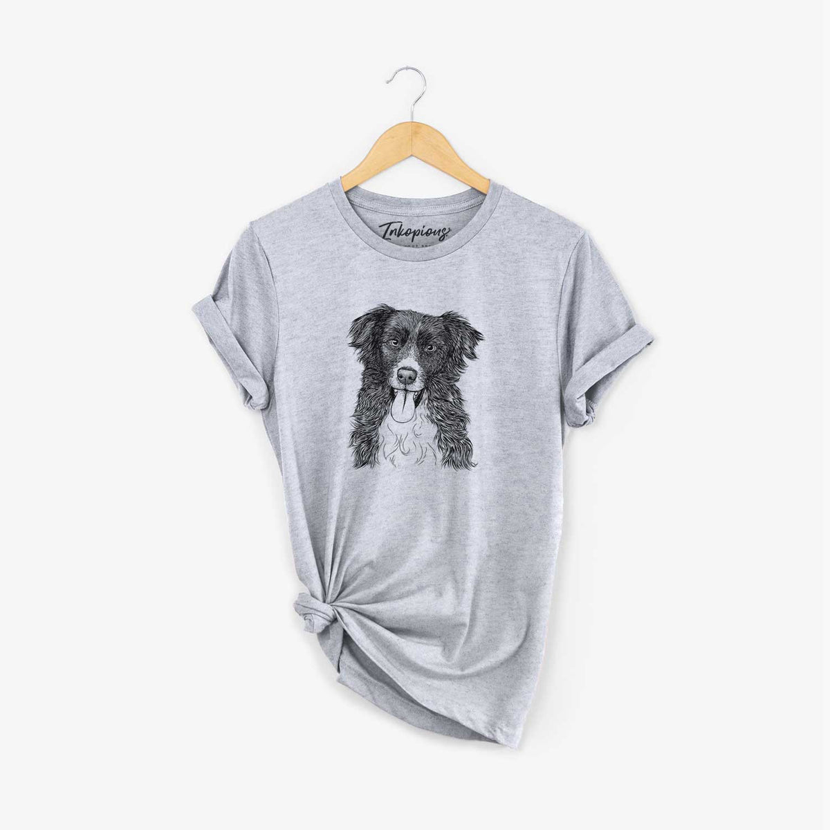 Bare Indi the Border Collie - Unisex Crewneck