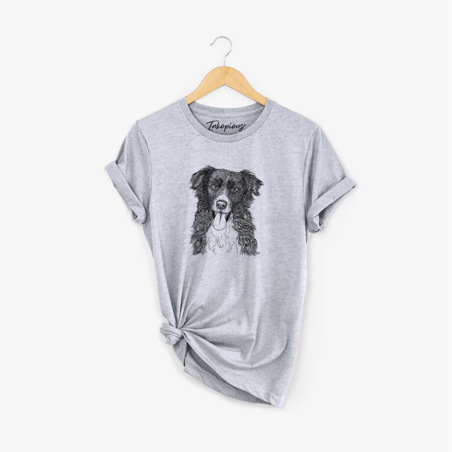 Bare Indi the Border Collie - Unisex Crewneck