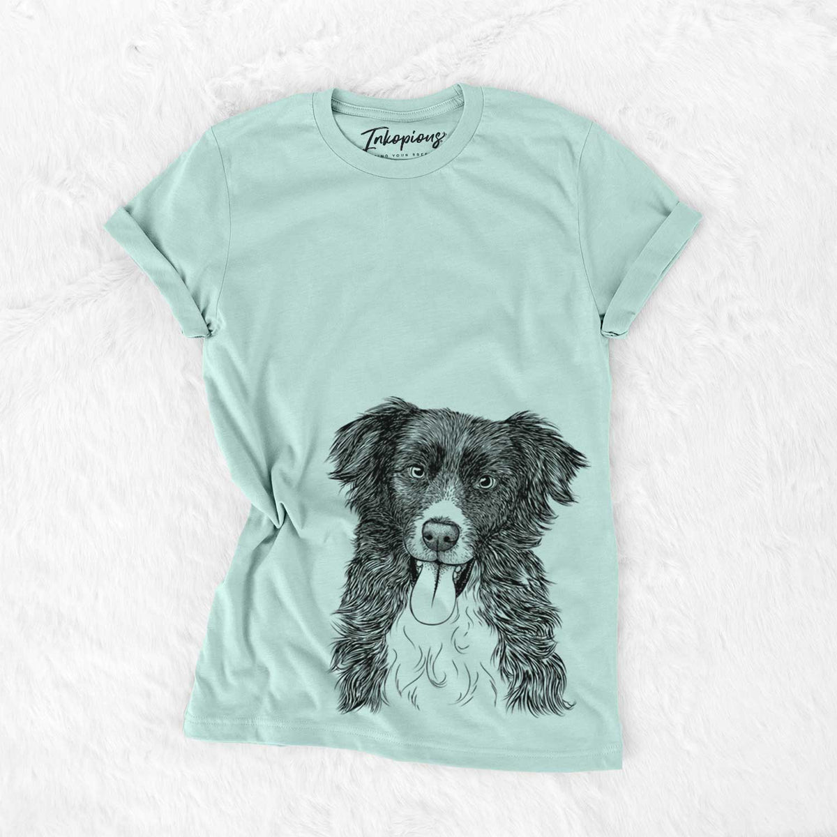 Bare Indi the Border Collie - Unisex Crewneck