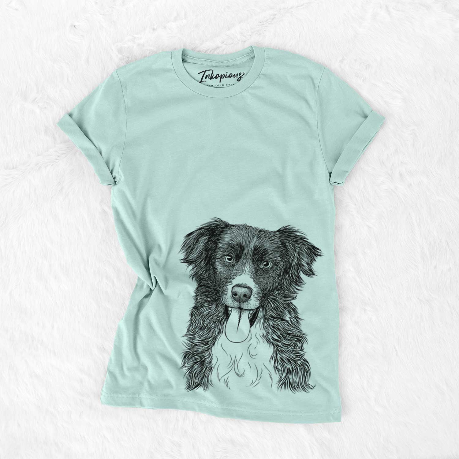 Bare Indi the Border Collie - Unisex Crewneck
