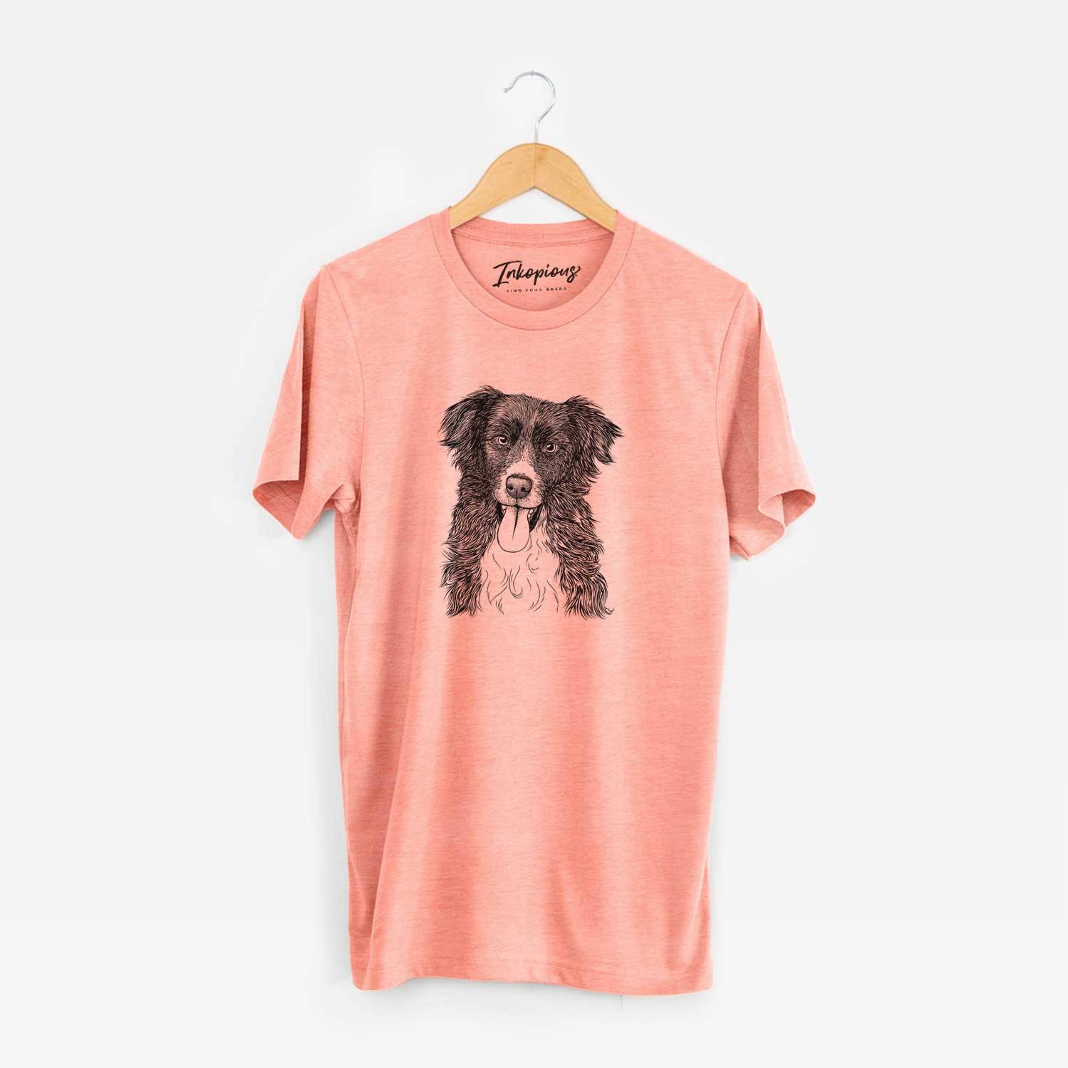 Bare Indi the Border Collie - Unisex Crewneck