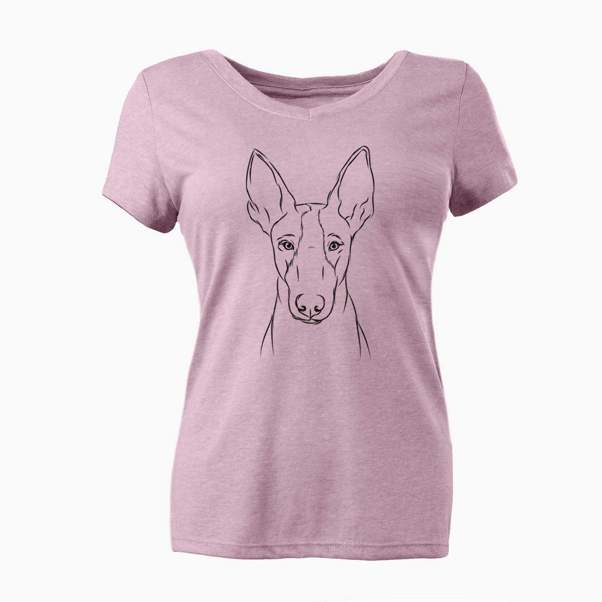 Bare Indy the Ibizan Hound - Women's V-neck Shirt