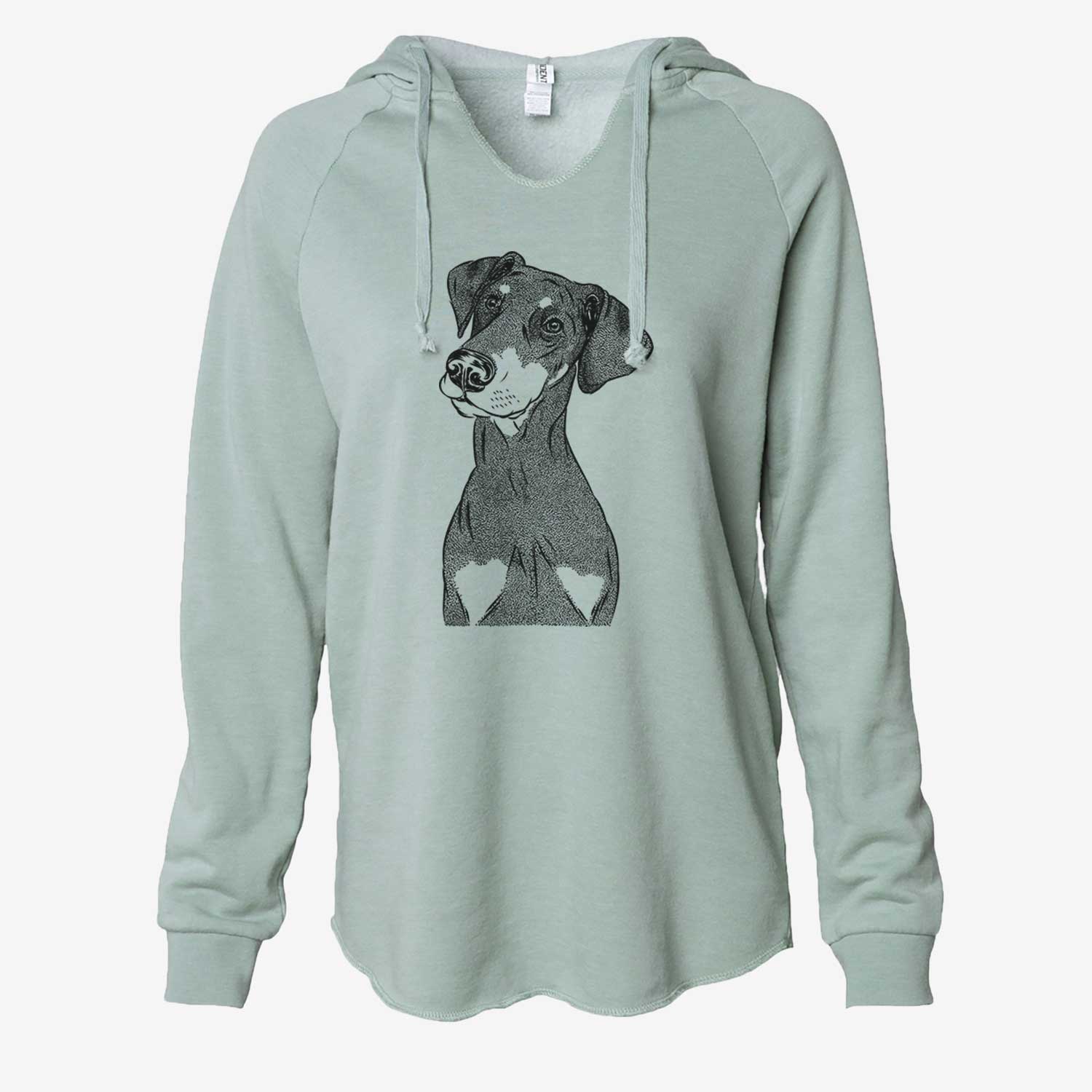 Iroh the Doberman Pinscher - Cali Wave Hooded Sweatshirt