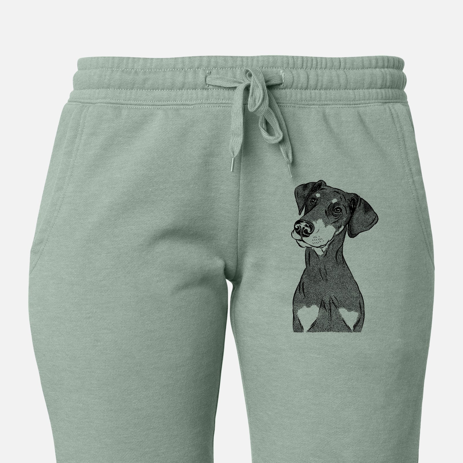 Iroh the Doberman Pinscher - Women's Cali Wave Joggers