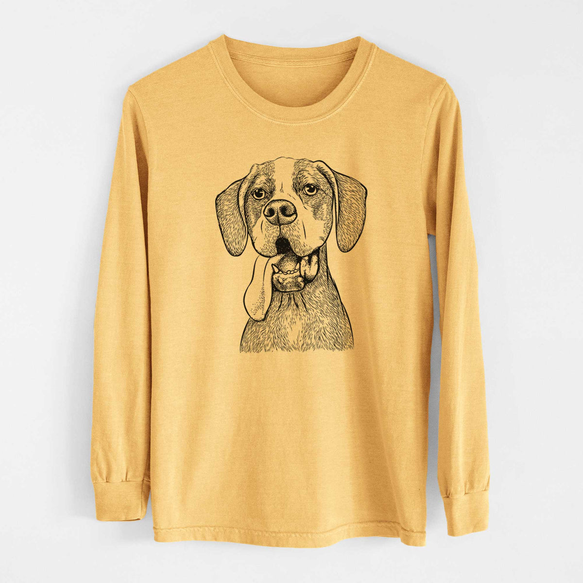 Bare Irwin the English Pointer - Heavyweight 100% Cotton Long Sleeve
