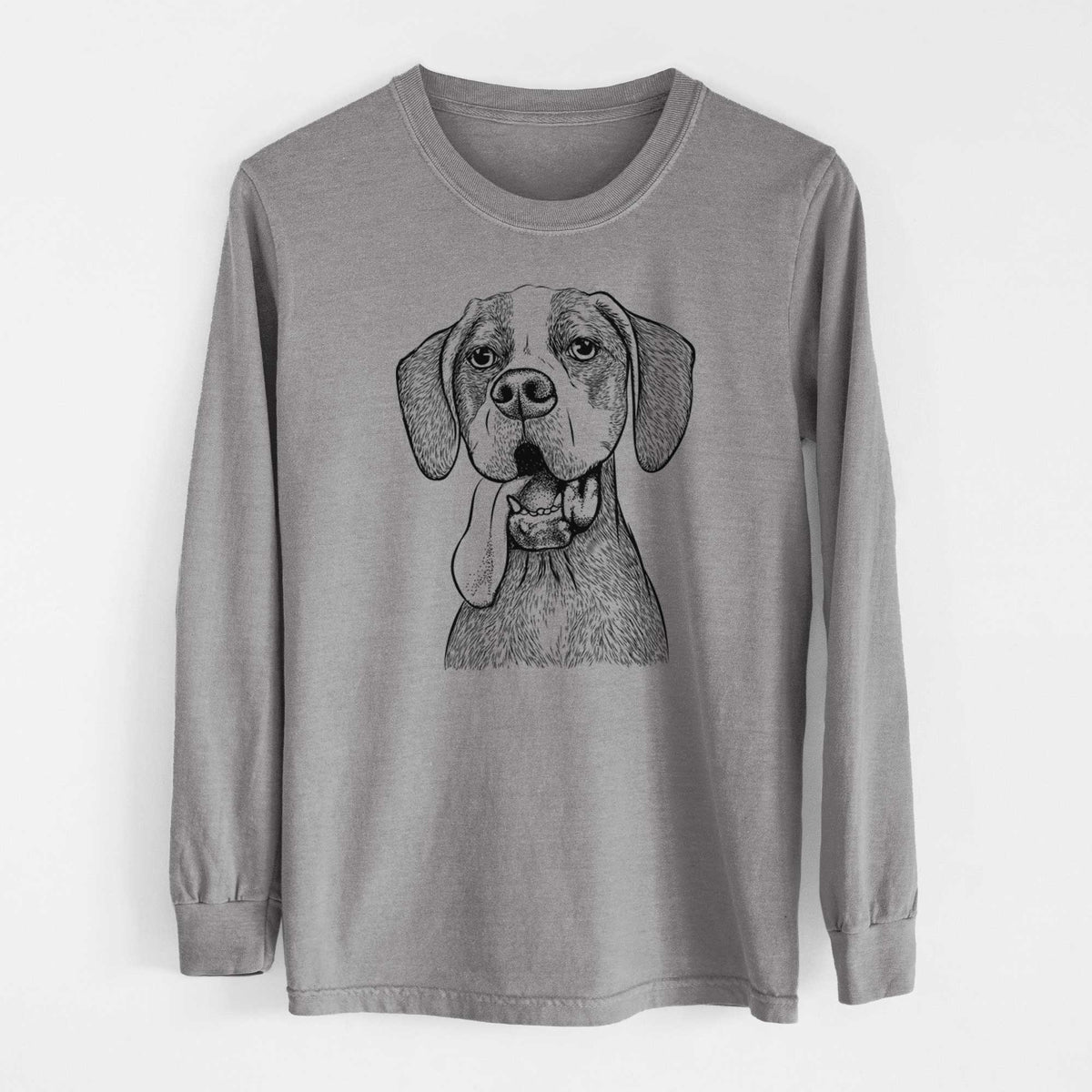 Bare Irwin the English Pointer - Heavyweight 100% Cotton Long Sleeve