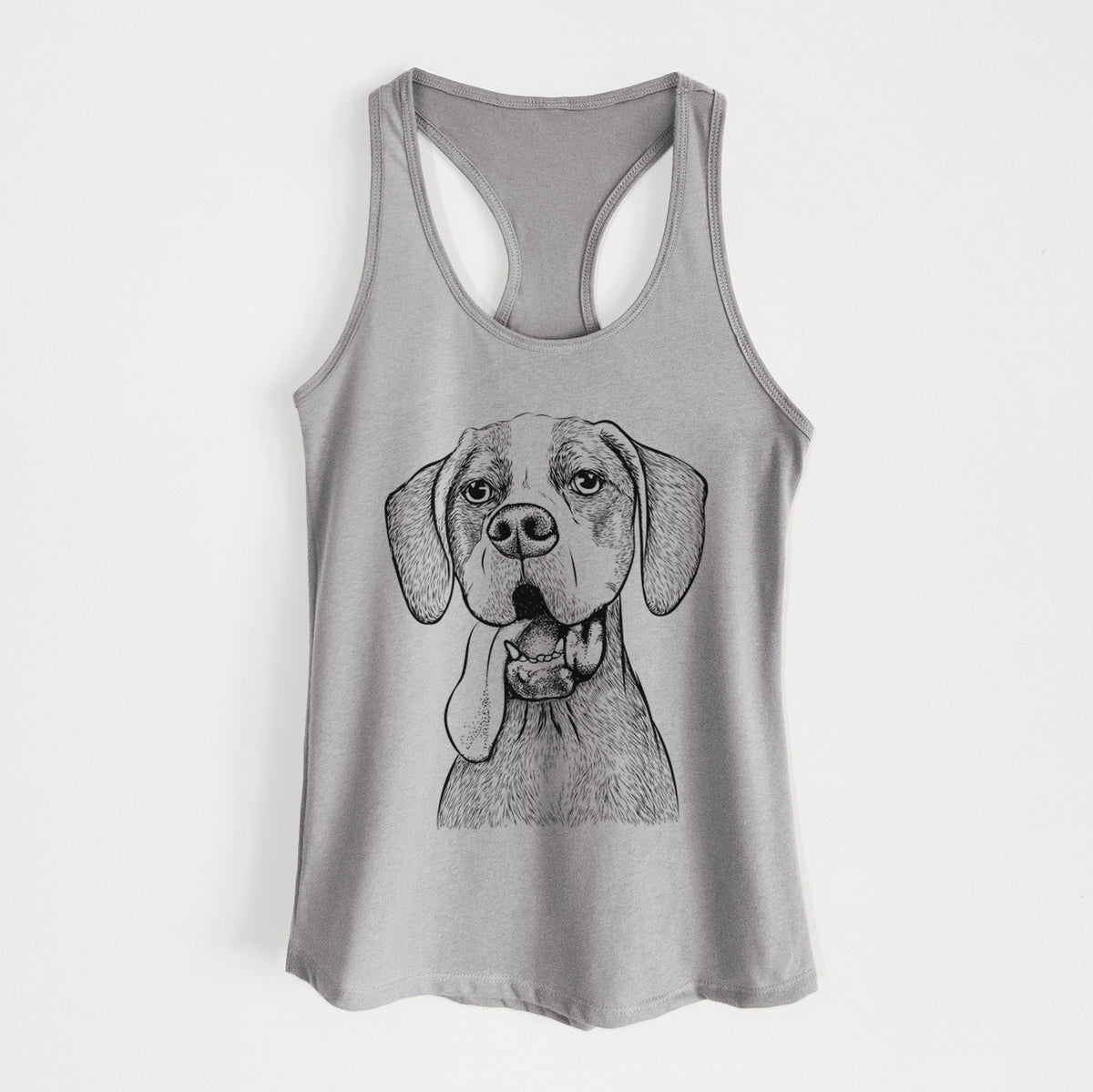 Irwin the English Pointer - Women&#39;s Racerback Tanktop