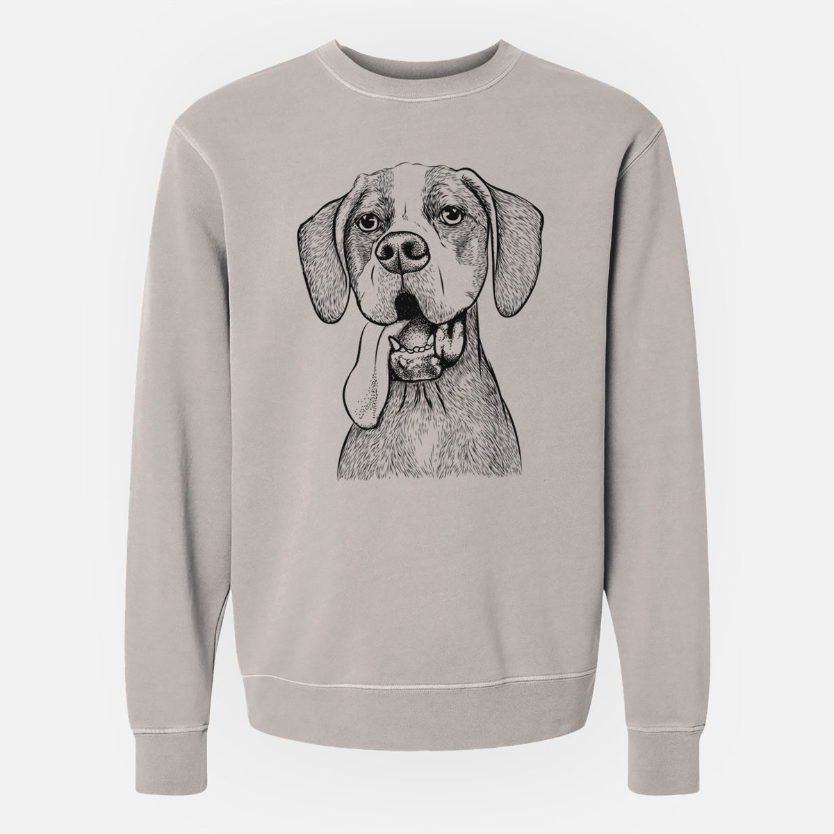 Bare Irwin the English Pointer - Unisex Pigment Dyed Crew Sweatshirt