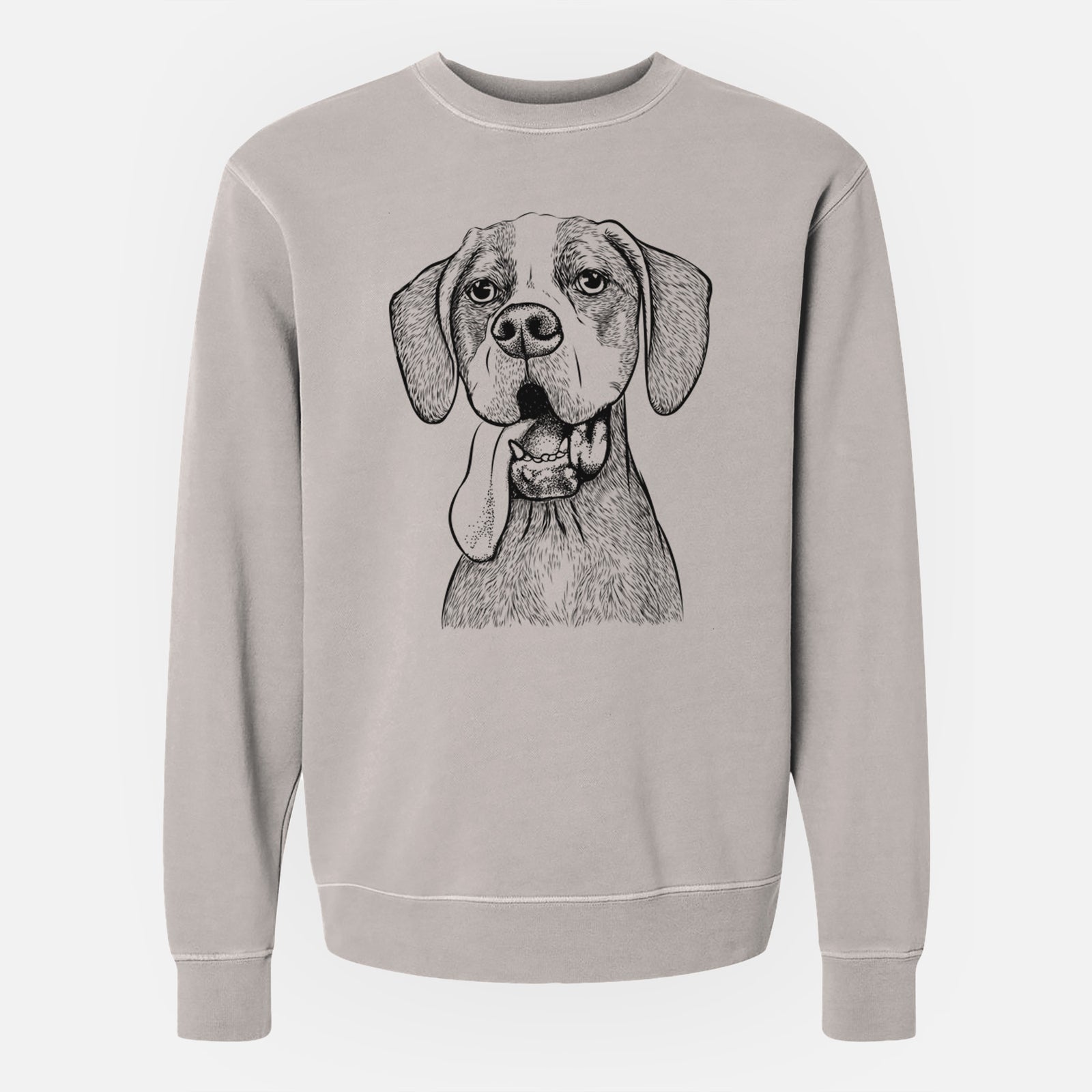 Bare Irwin the English Pointer - Unisex Pigment Dyed Crew Sweatshirt