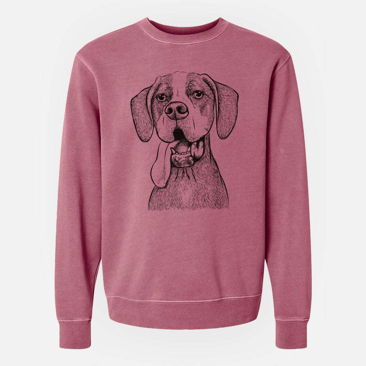 Bare Irwin the English Pointer - Unisex Pigment Dyed Crew Sweatshirt