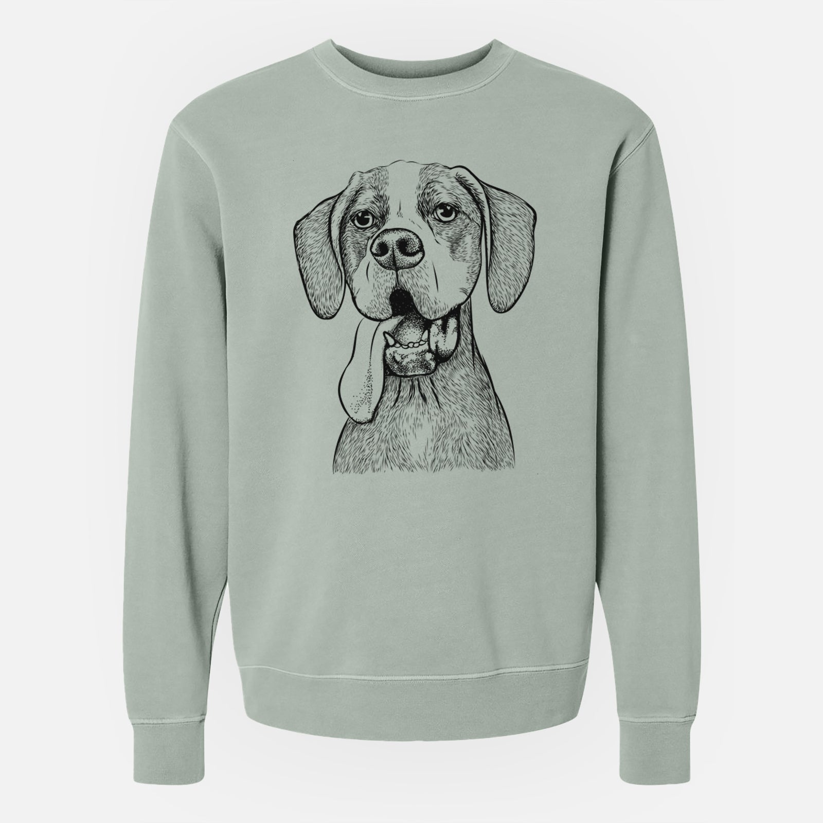 Bare Irwin the English Pointer - Unisex Pigment Dyed Crew Sweatshirt