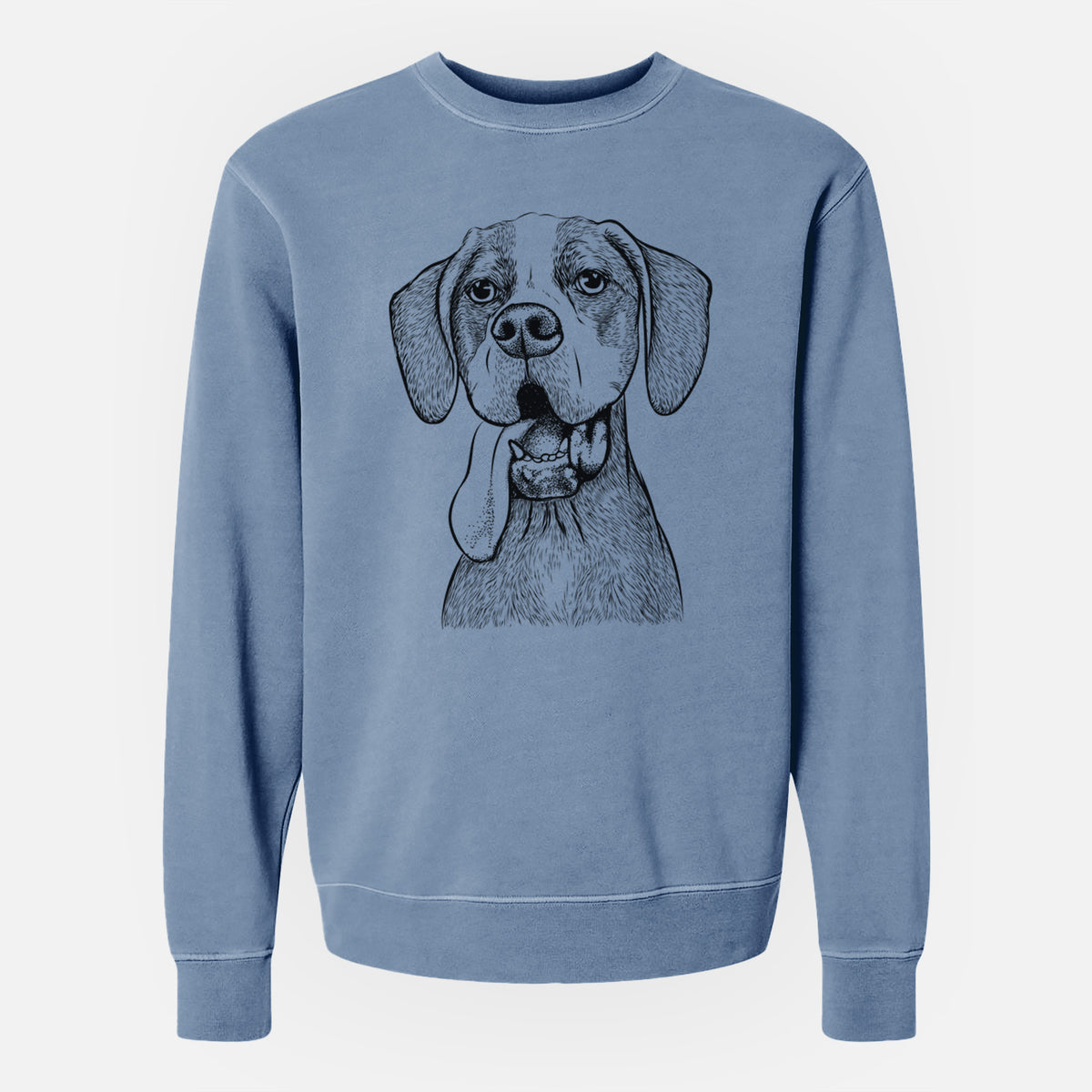 Bare Irwin the English Pointer - Unisex Pigment Dyed Crew Sweatshirt