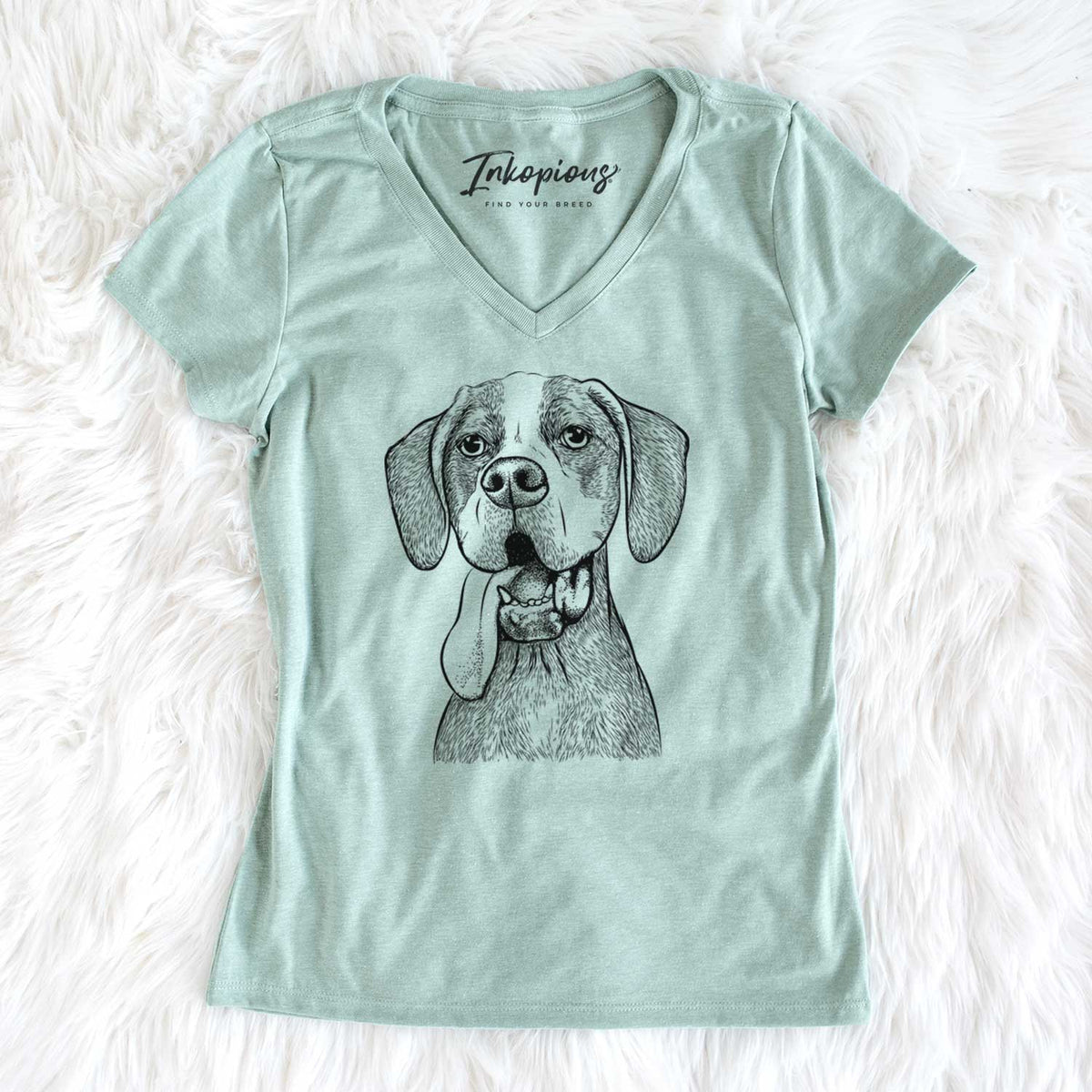 Bare Irwin the English Pointer - Women's V-neck Shirt