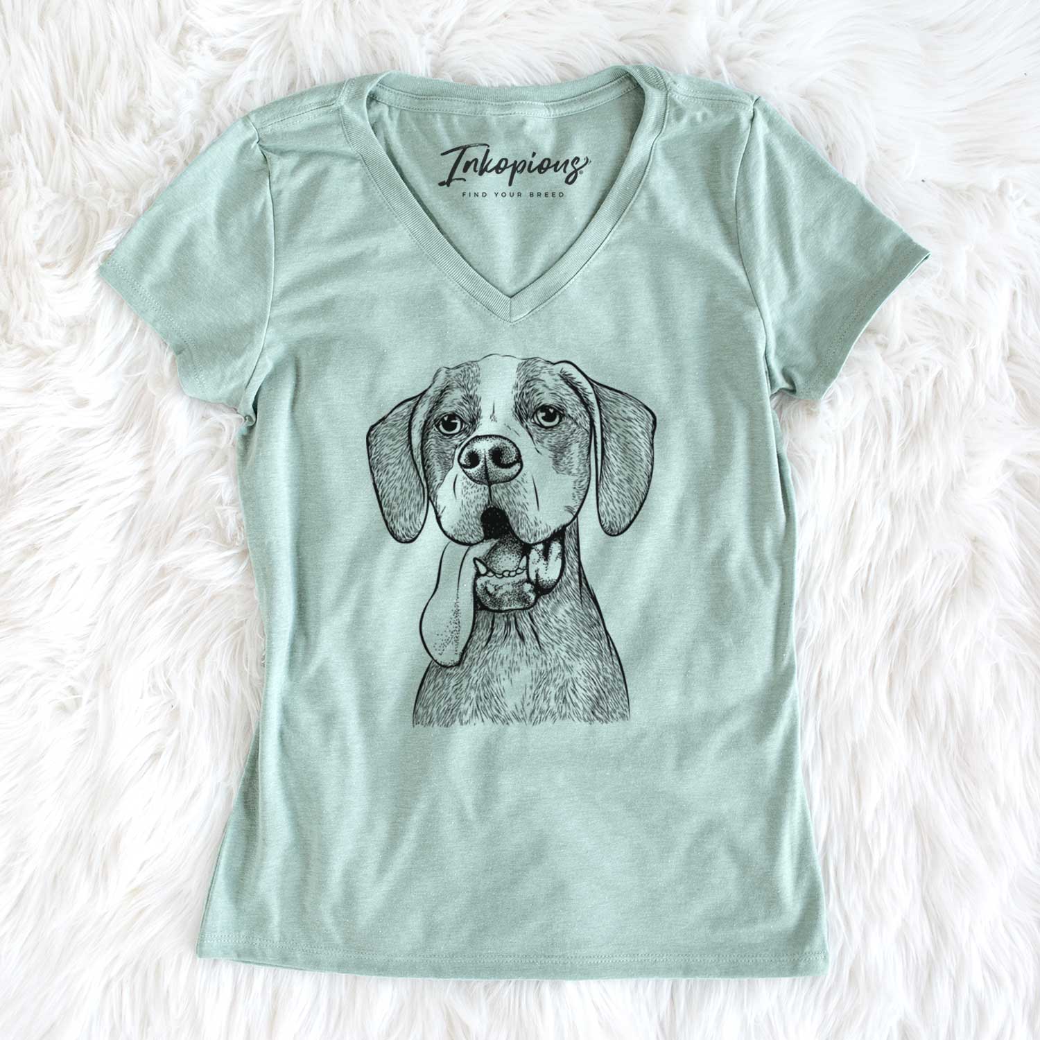 Bare Irwin the English Pointer - Women's V-neck Shirt